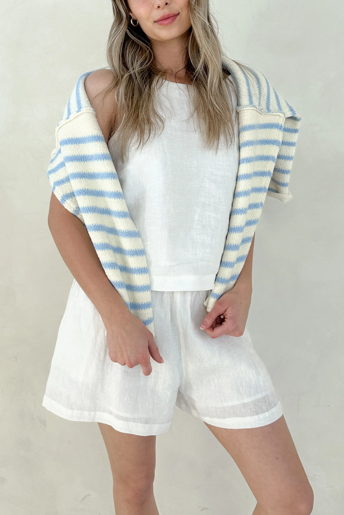 Endless Summer Oversized Sweater in Coastal Blue - Image 8