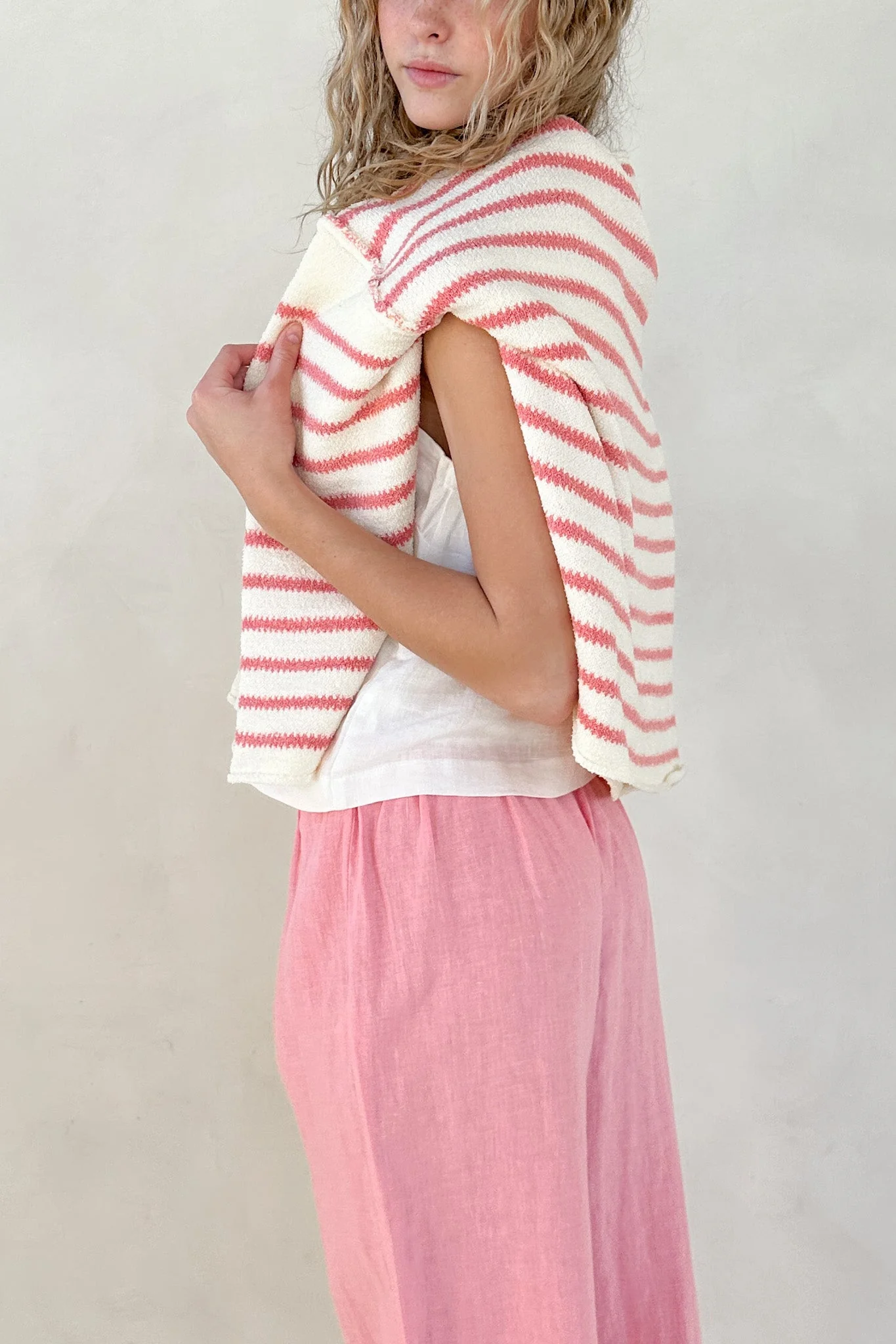 Endless Summer Oversized Sweater in Sunset Pink - Image 3