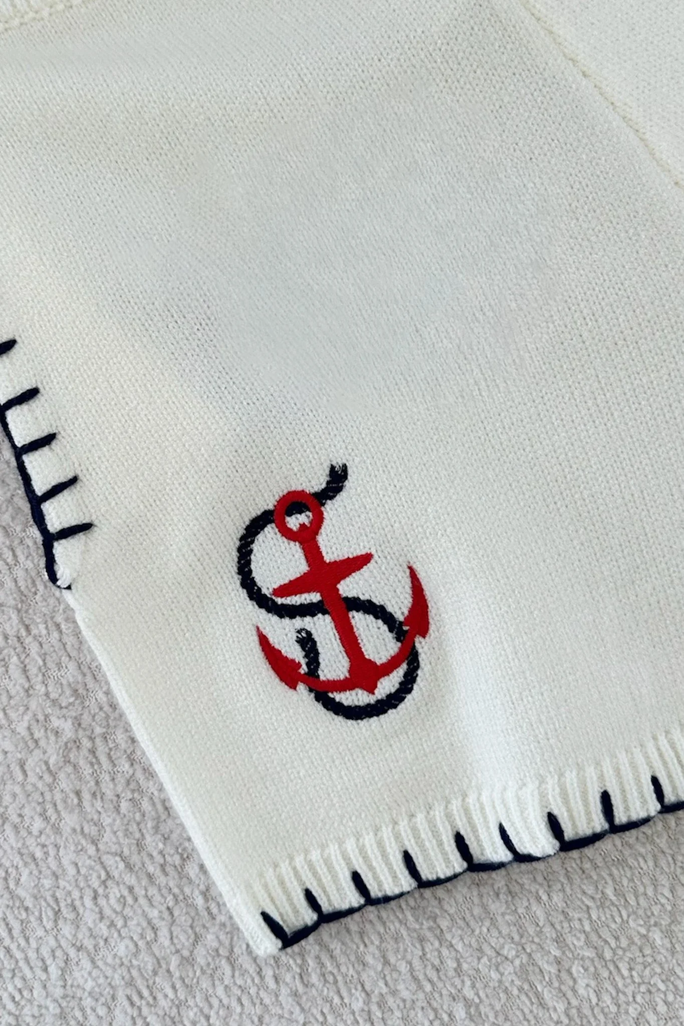 First Mate Embroidered Lightweight Knit Shorts - Image 6
