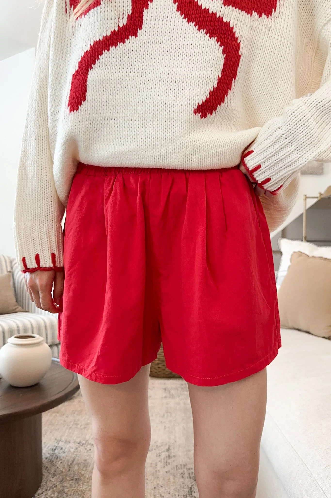 Gameday Shorts in Cardinal Red - Image 6