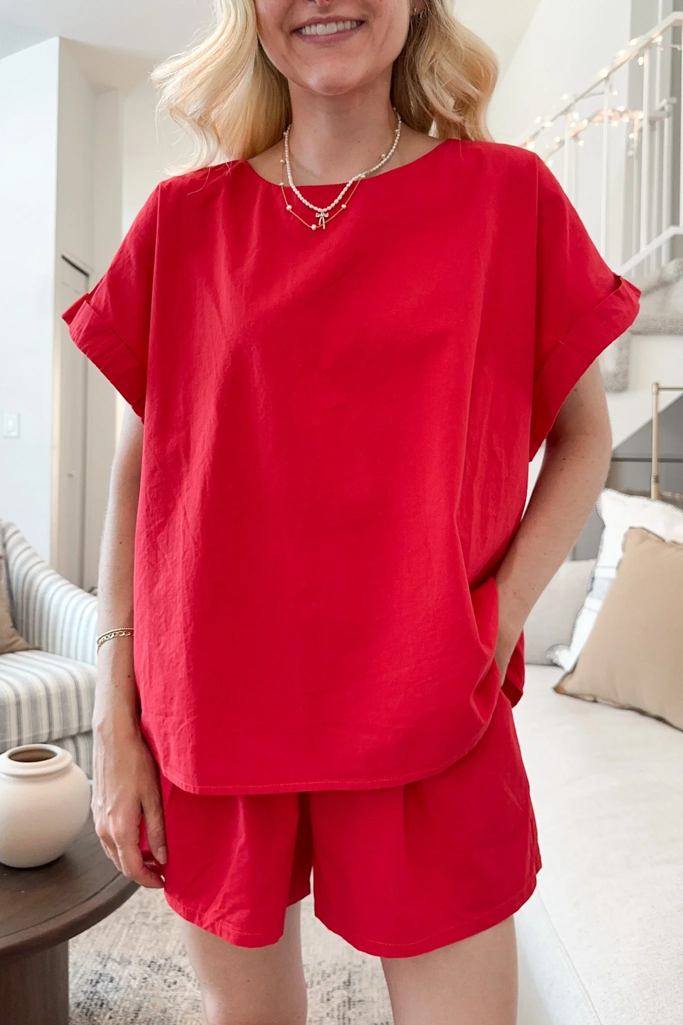 Gameday Top in Cardinal Red - Image 5