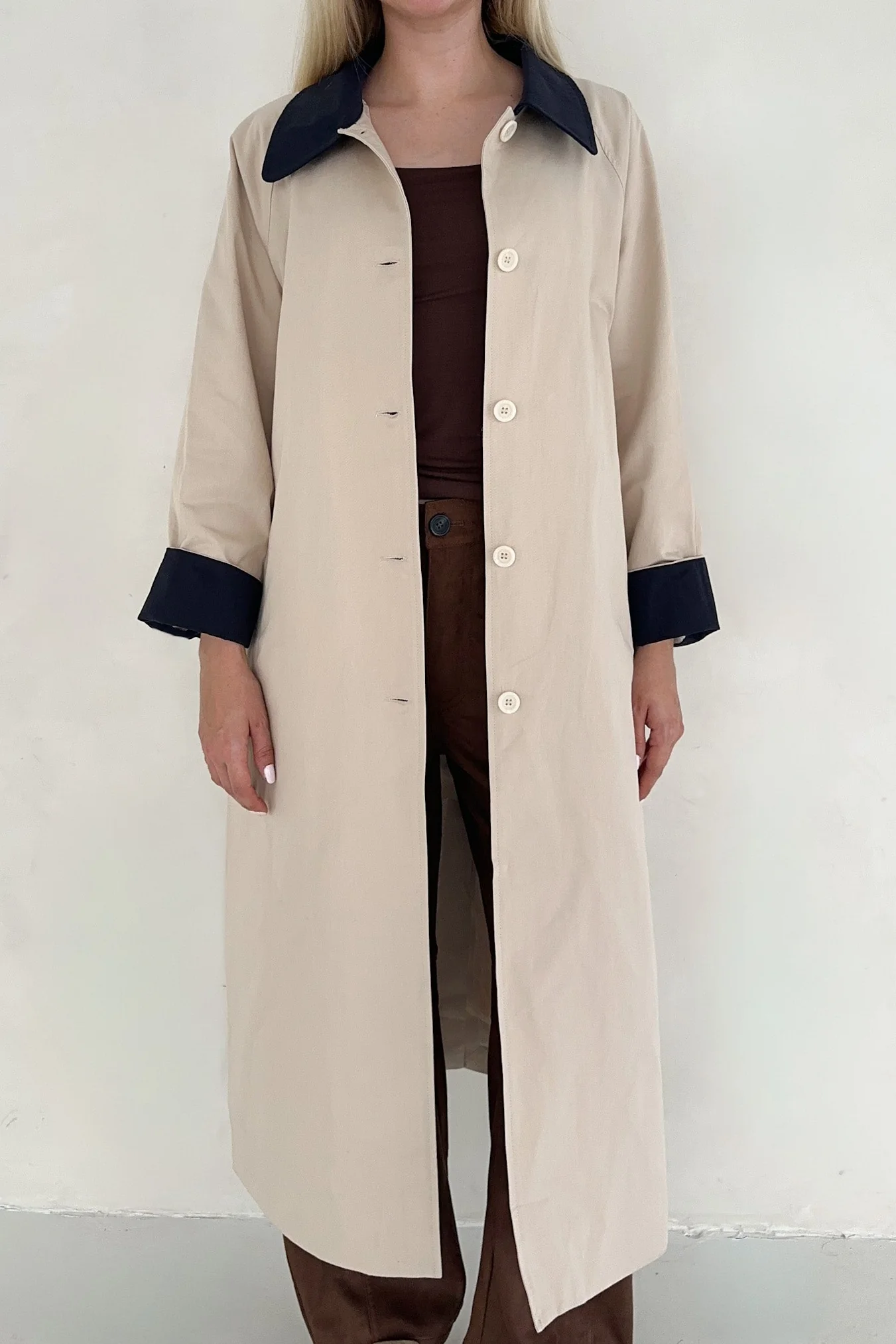 Genevieve Cotton Trench Coat - Image 3