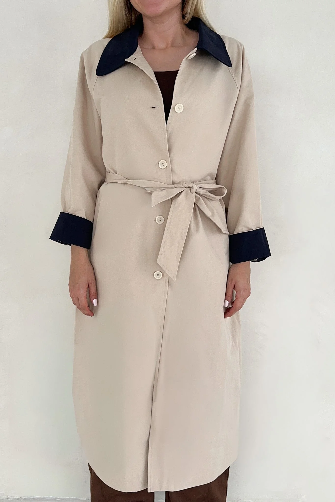 Genevieve Cotton Trench Coat - Image 5