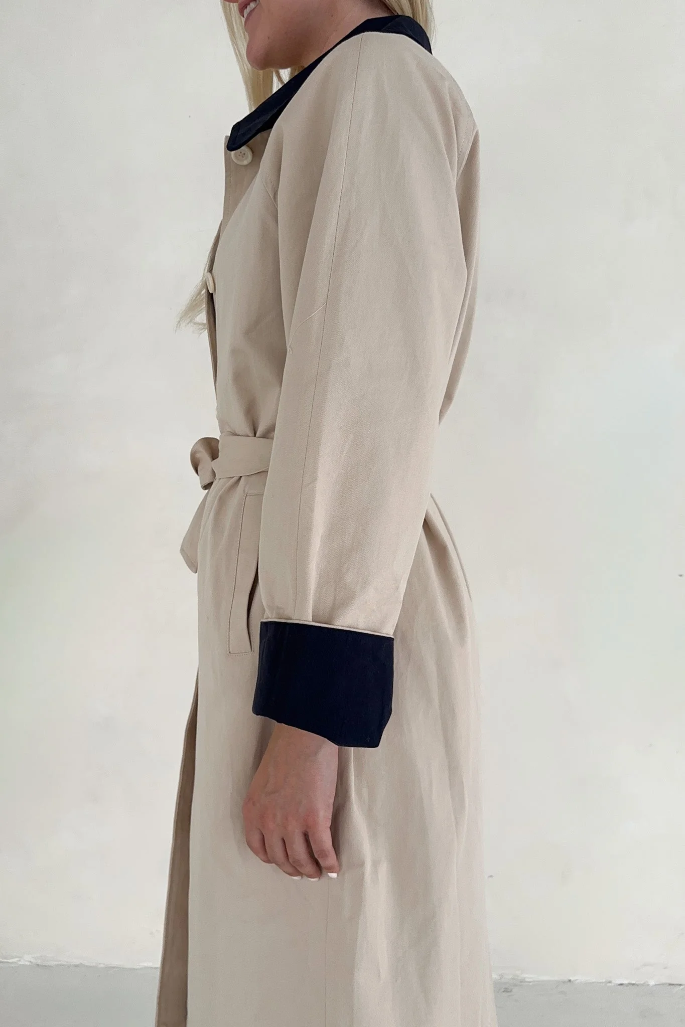 Genevieve Cotton Trench Coat - Image 8