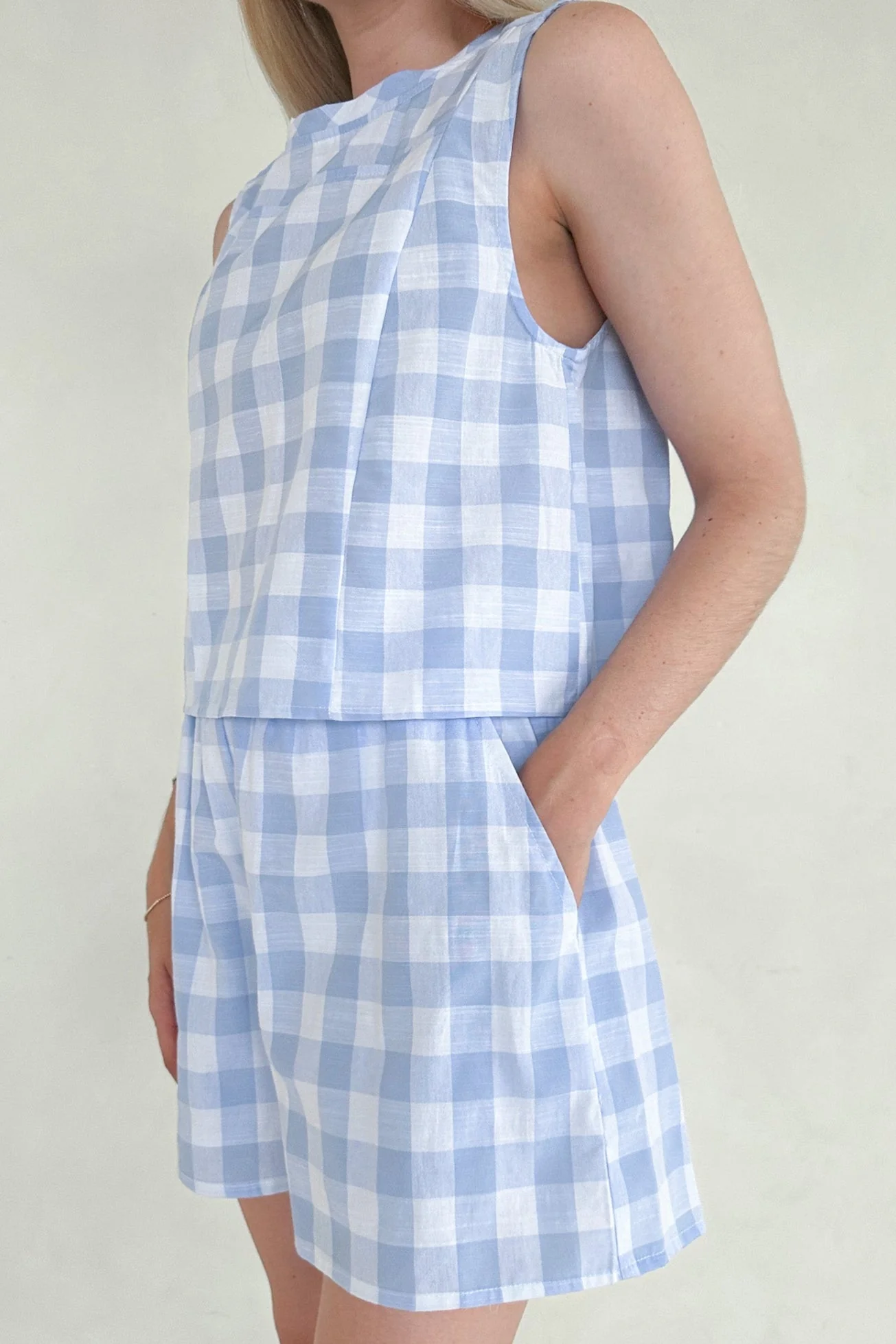 Gigi Gingham Checkered Shorts - Image 5