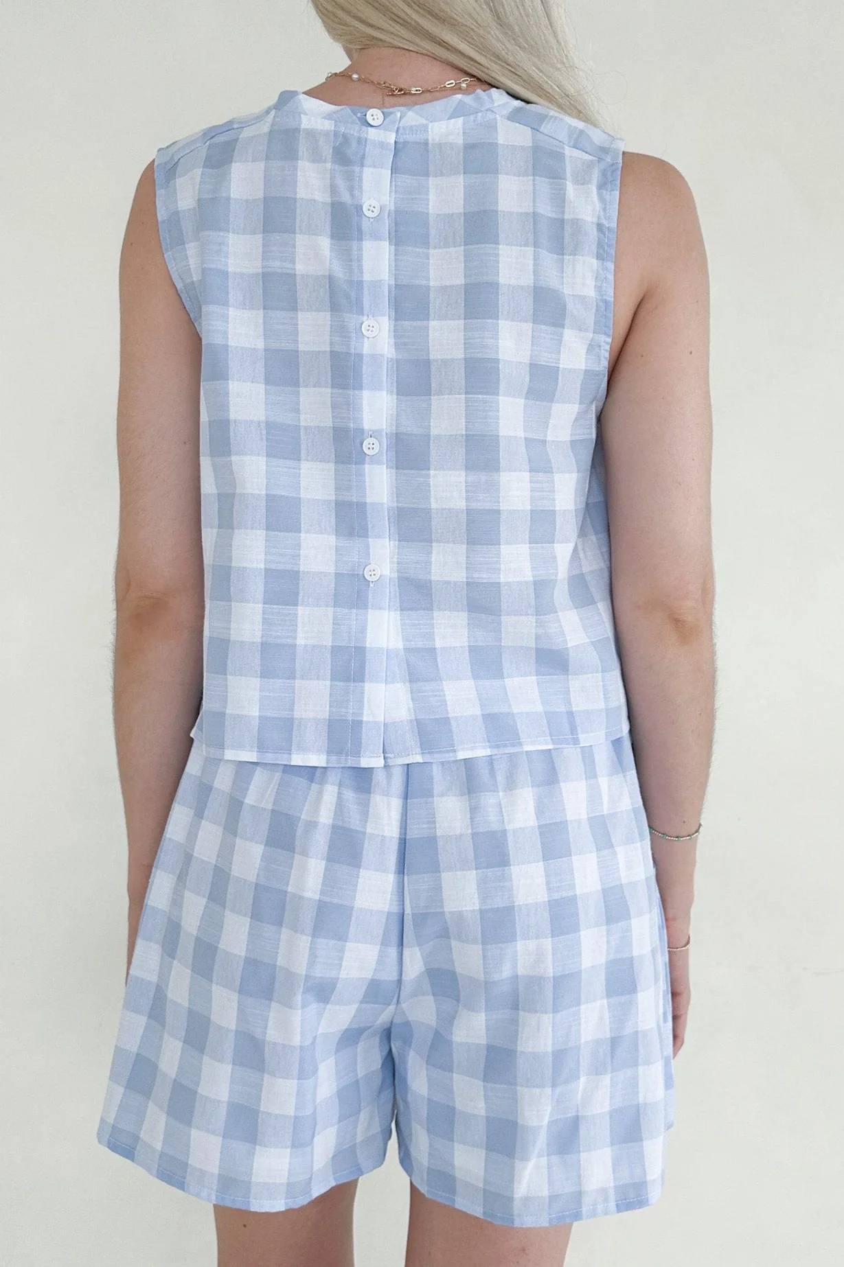 Gigi Gingham Checkered Shorts - Image 6