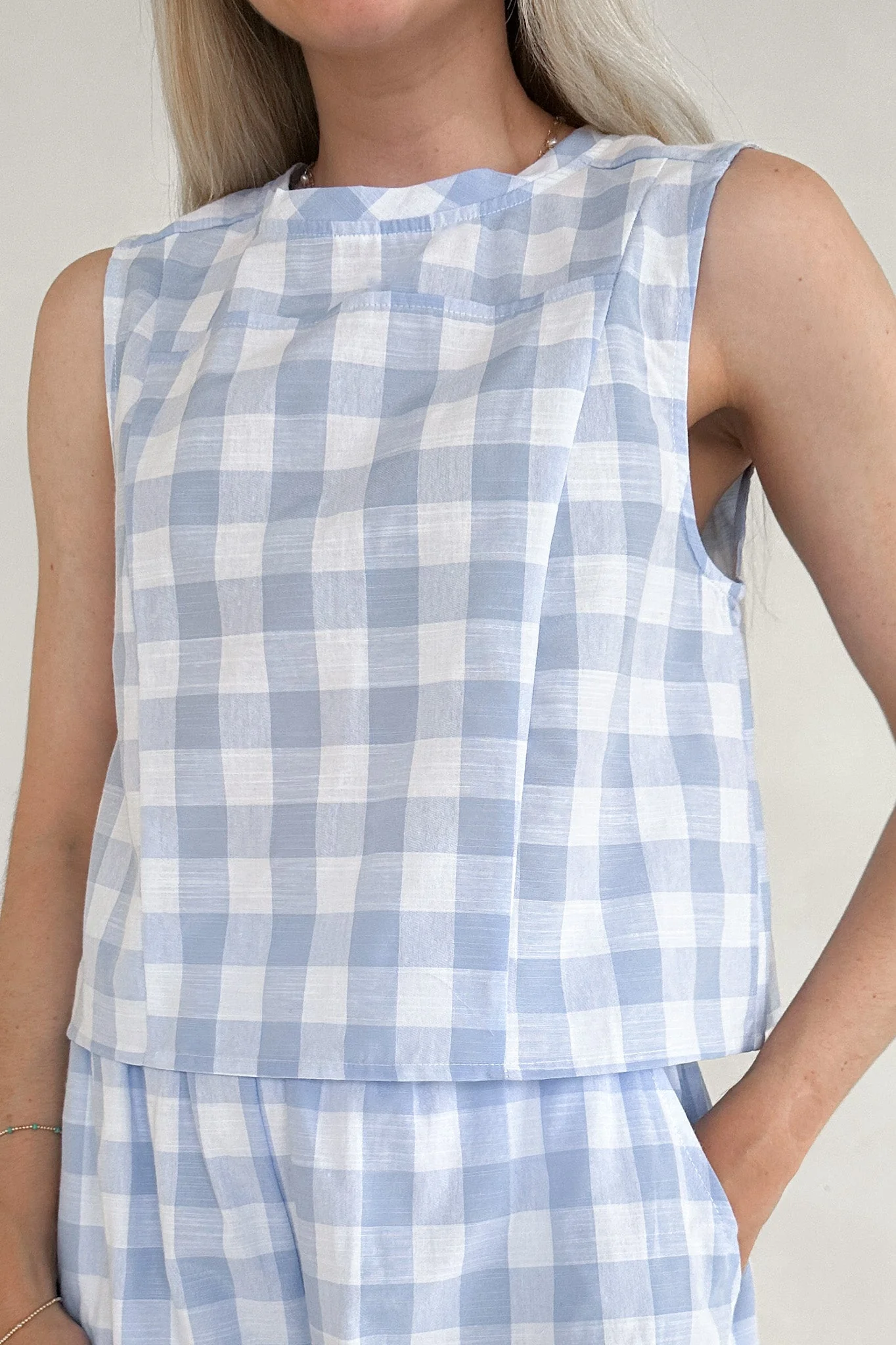 Gigi Gingham Checkered Top