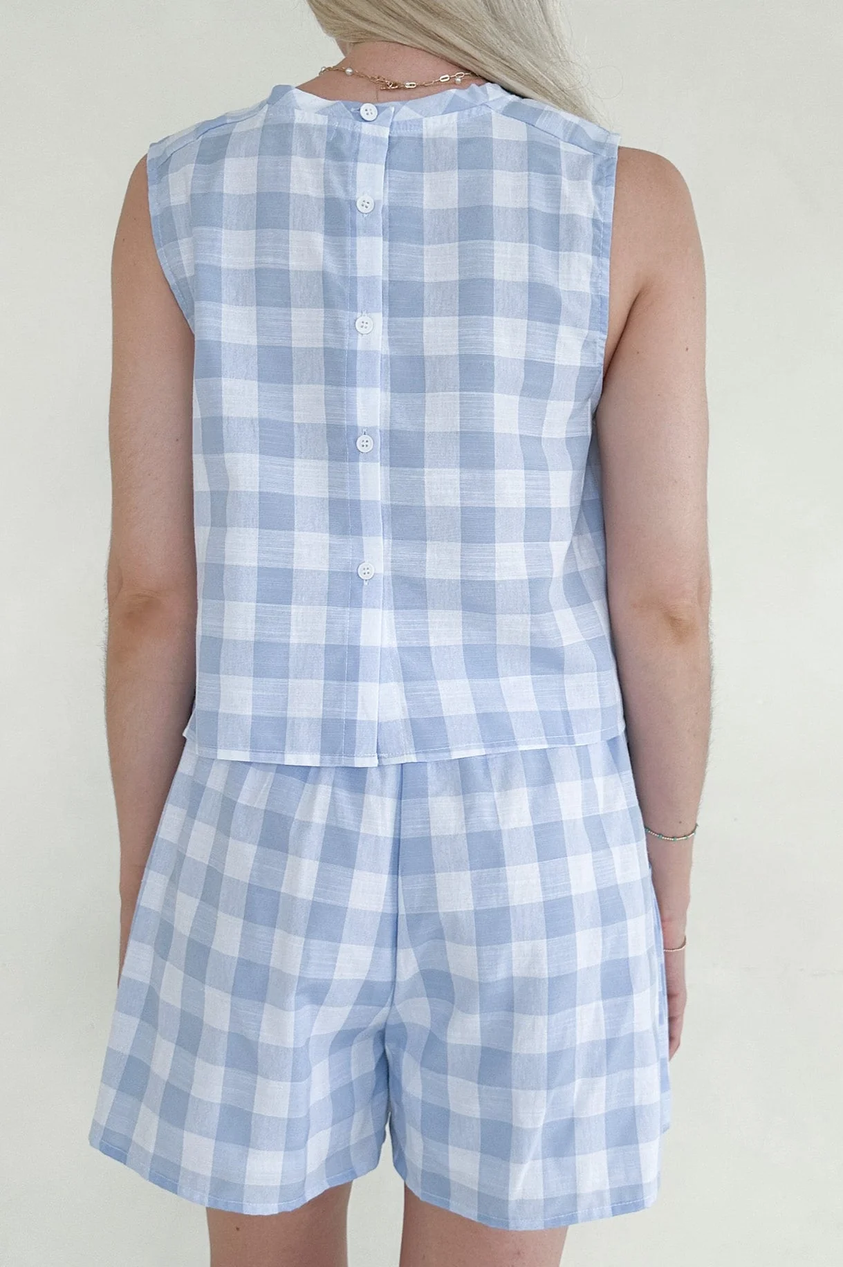 Gigi Gingham Checkered Top - Image 3