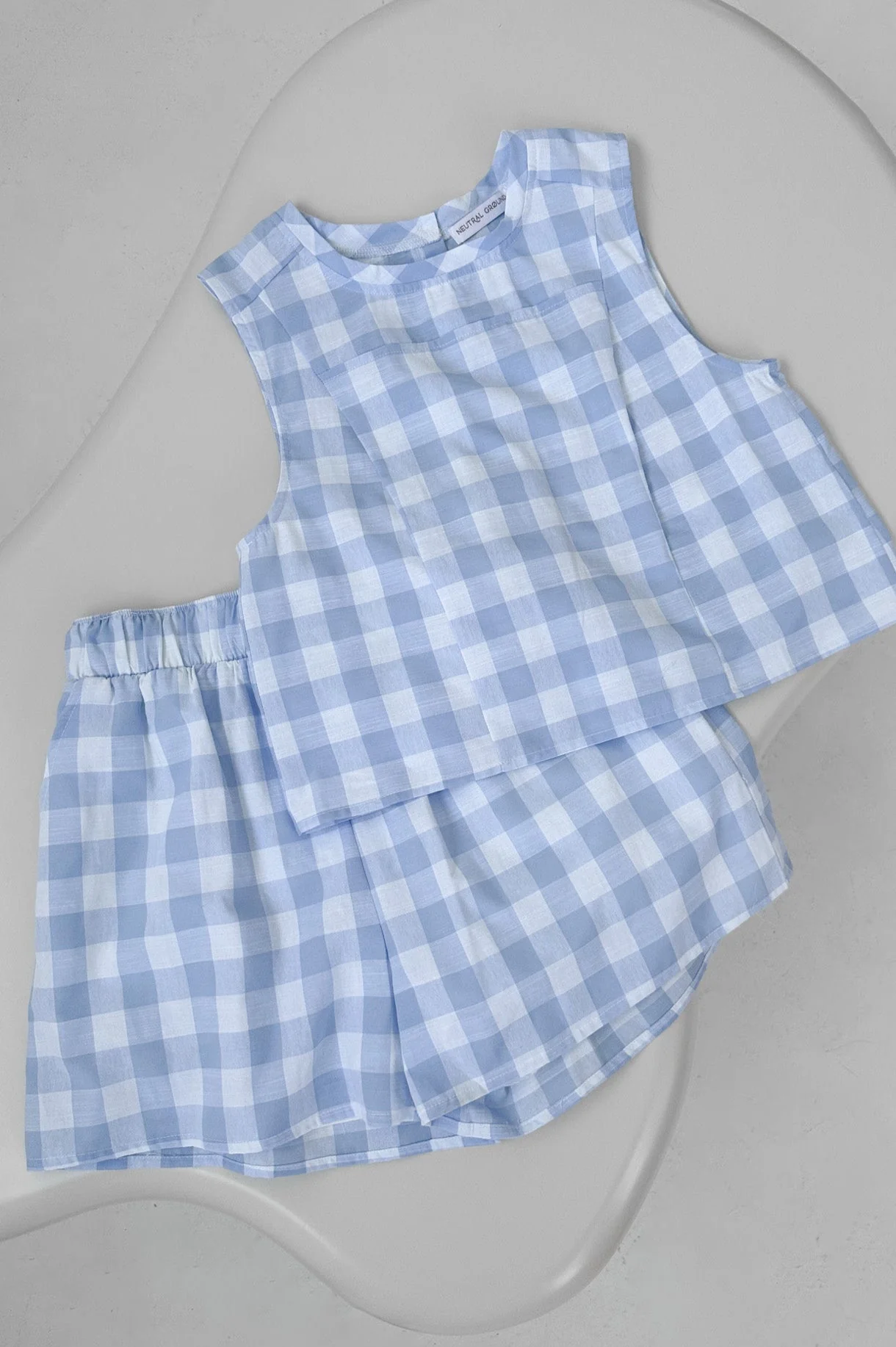 Gigi Gingham Checkered Top - Image 4