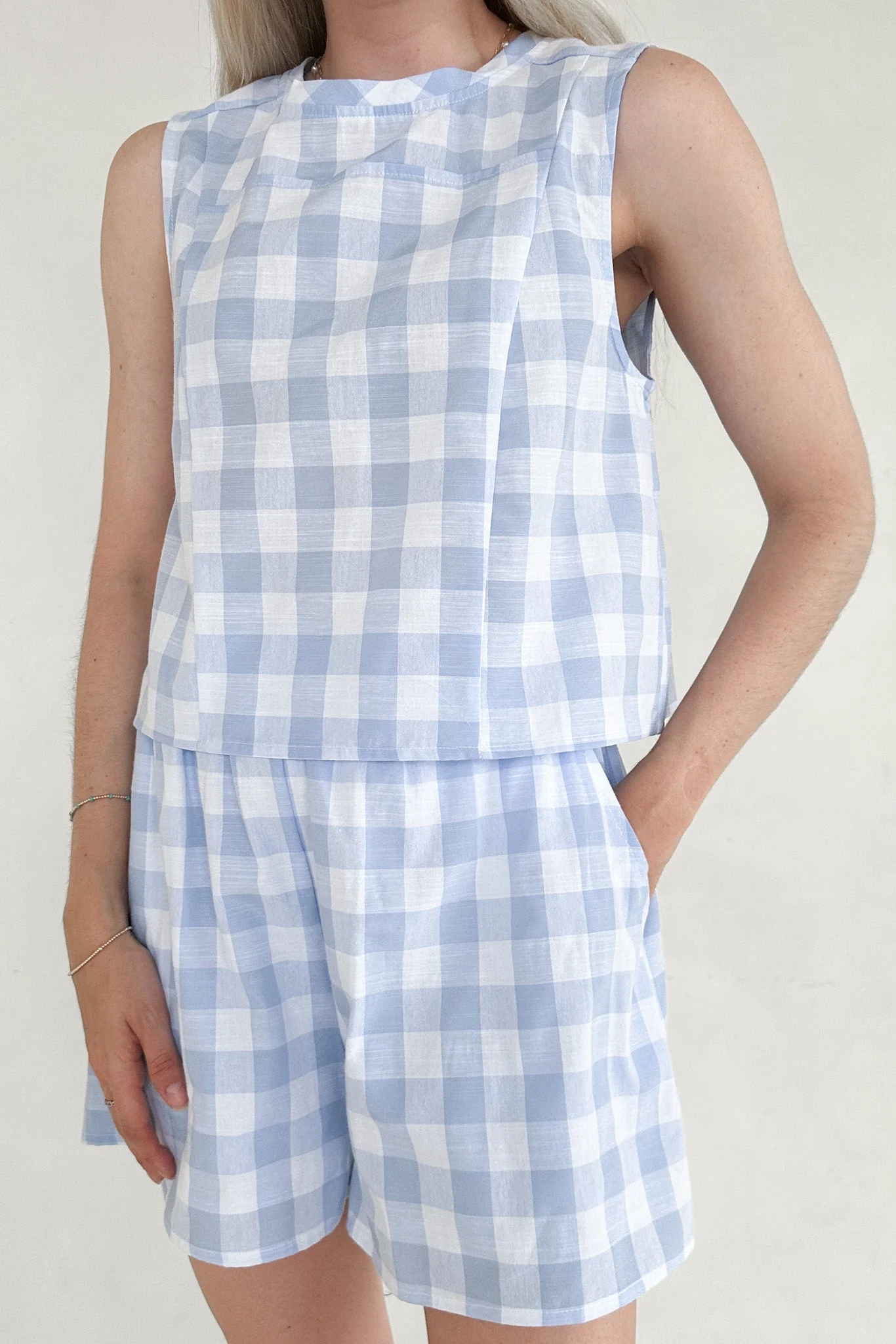 Gigi Gingham Checkered Top - Image 5