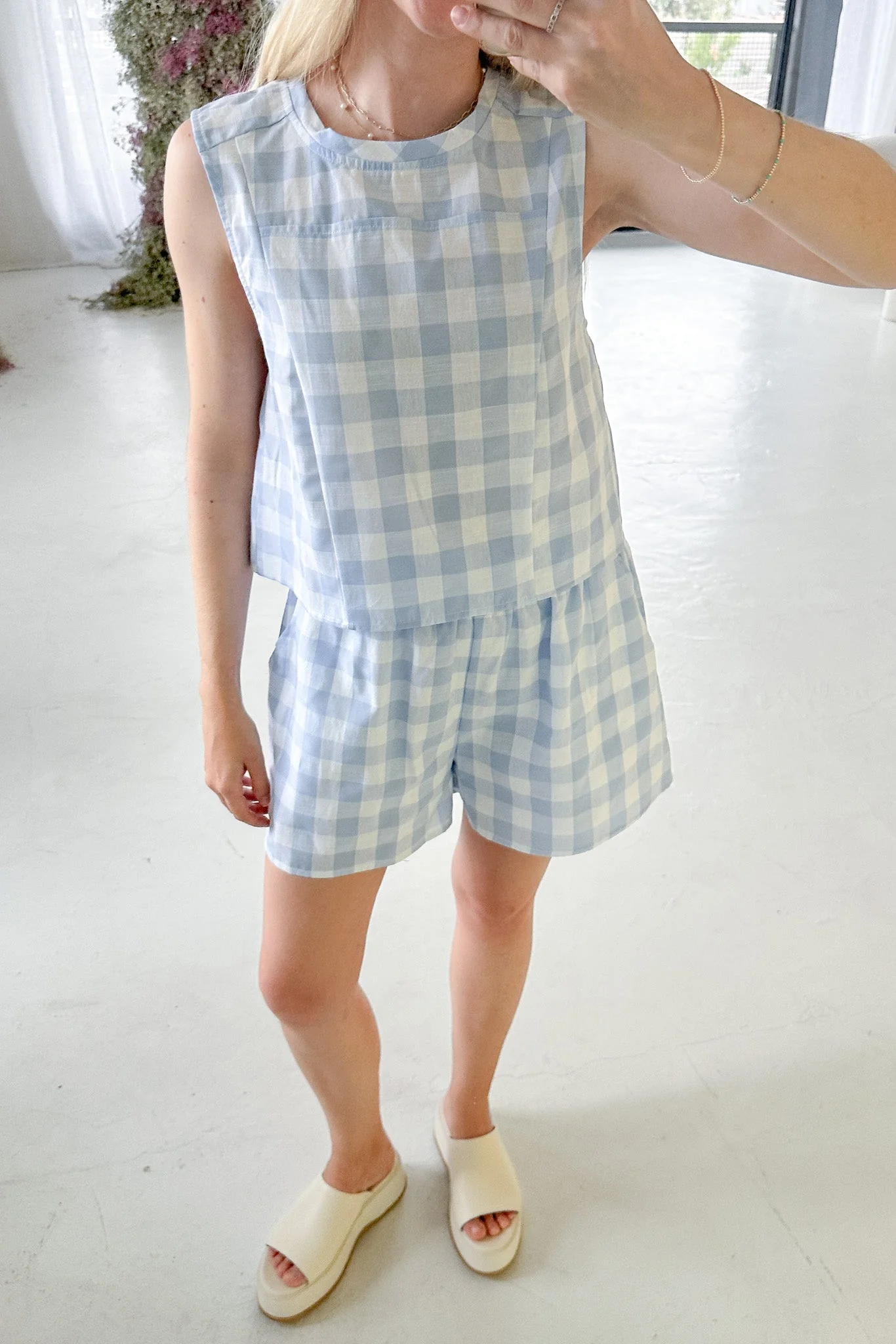 Gigi Gingham Checkered Top - Image 9