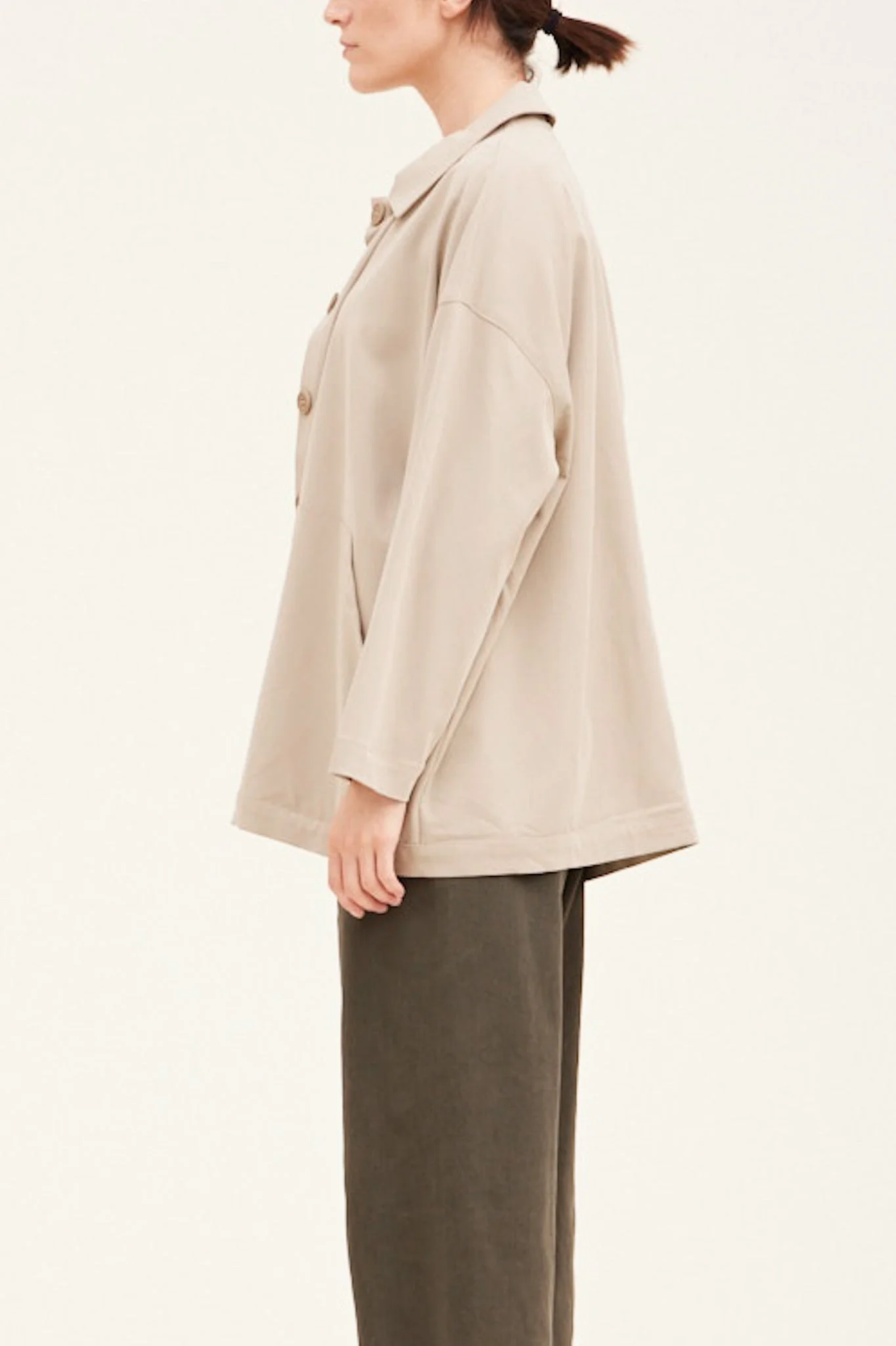 Glasgow Oversized Button Up Jacket - Image 3