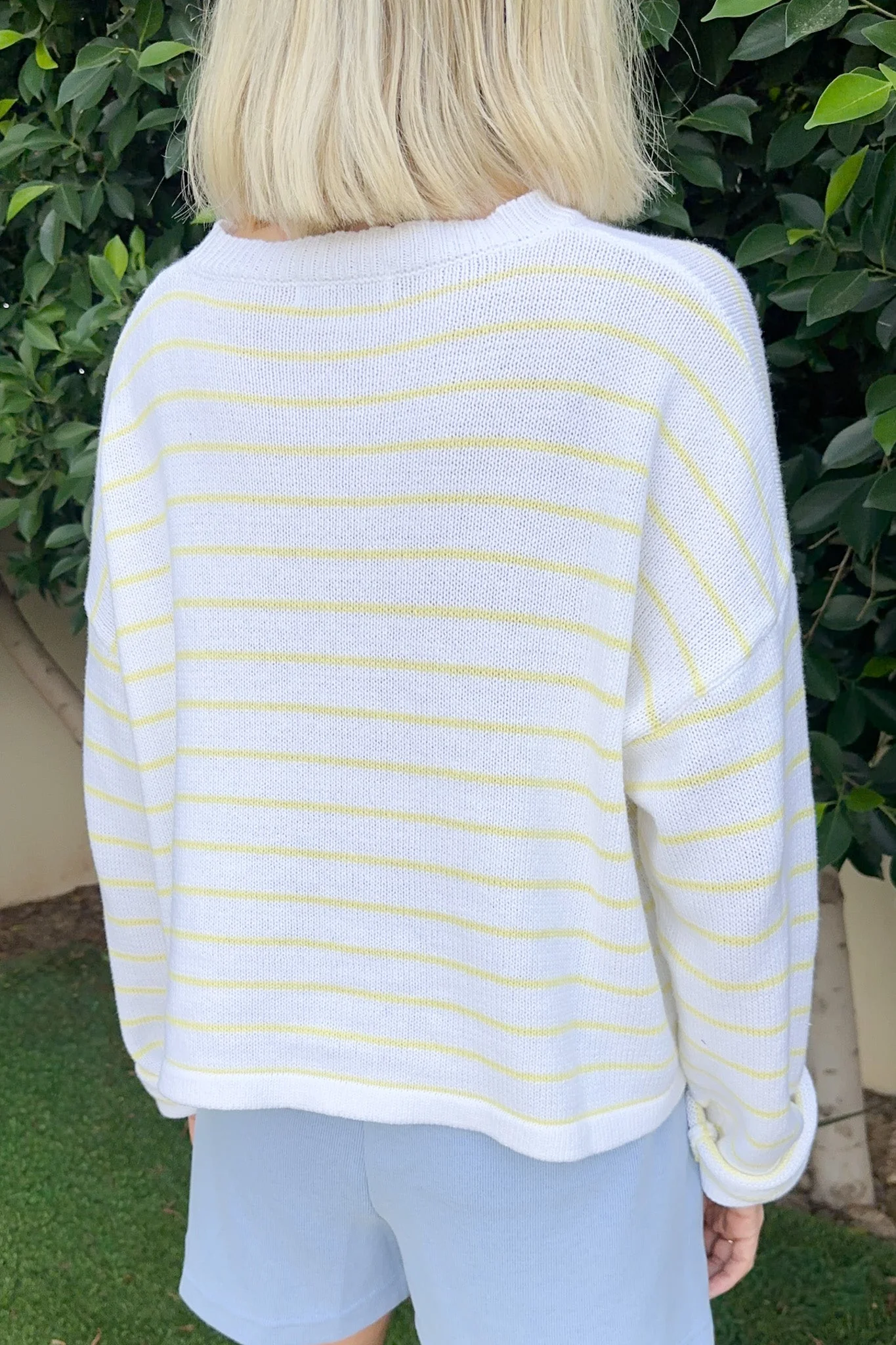 Goldie Lightweight Striped Knit Sweater - Image 4