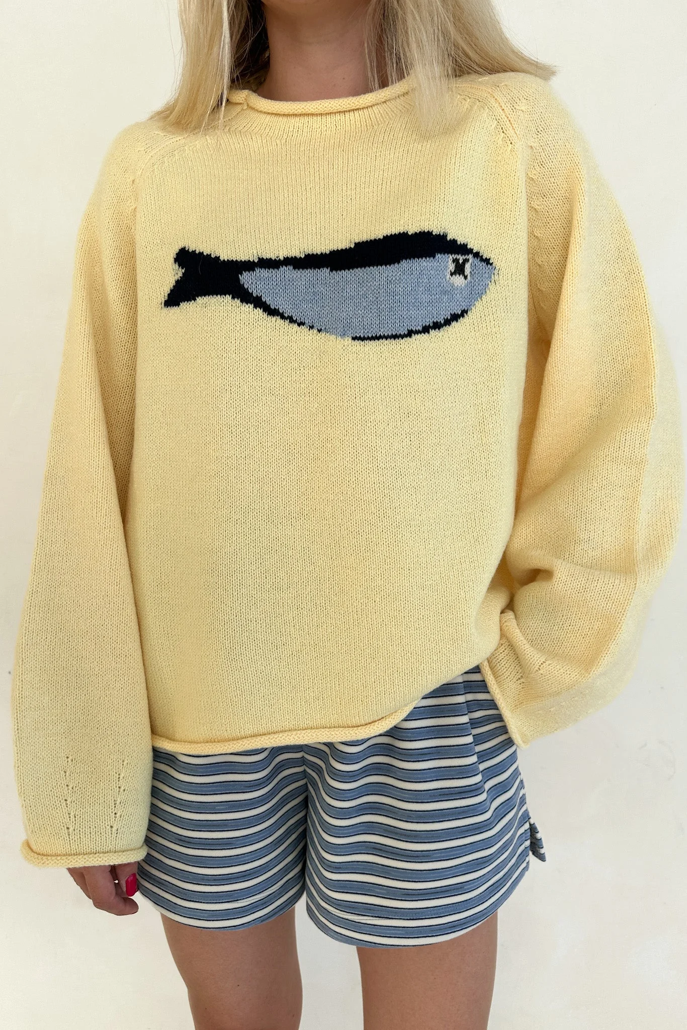 Gone Fishin' Sardine Knit Sweater