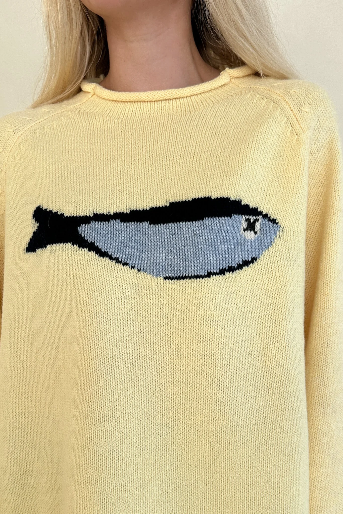 Gone Fishin' Sardine Knit Sweater - Image 4