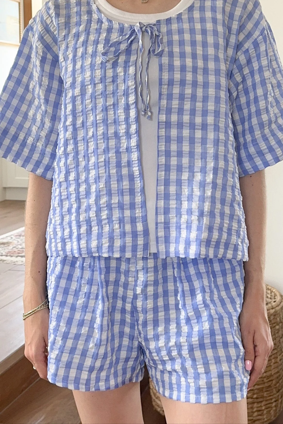 Gracie Gingham Checkered Shorts