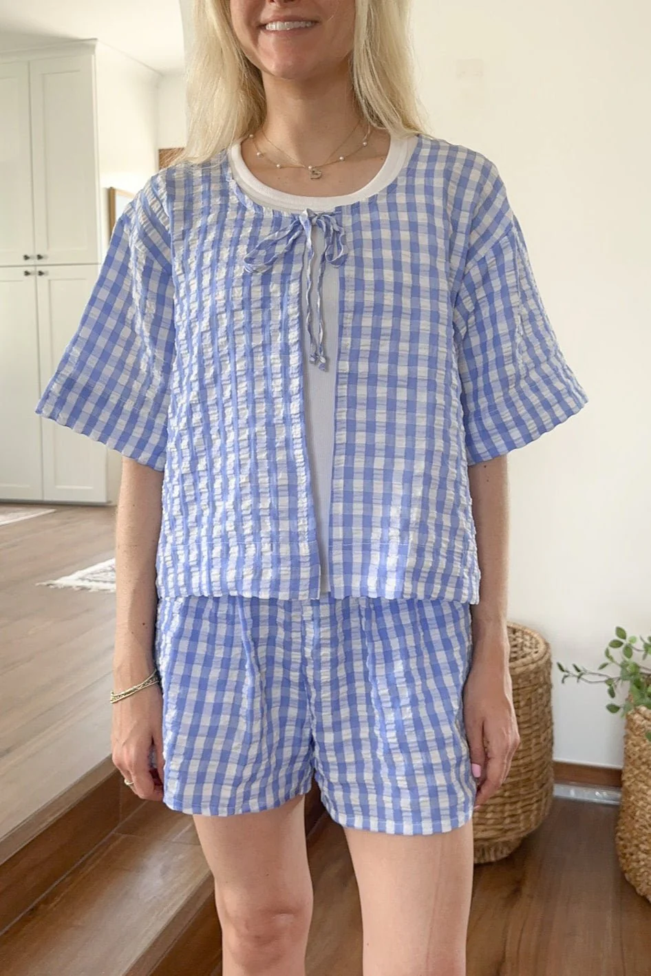 Gracie Gingham Checkered Shorts - Image 5