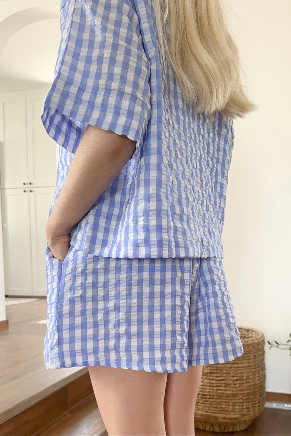 Gracie Gingham Checkered Shorts - Image 7