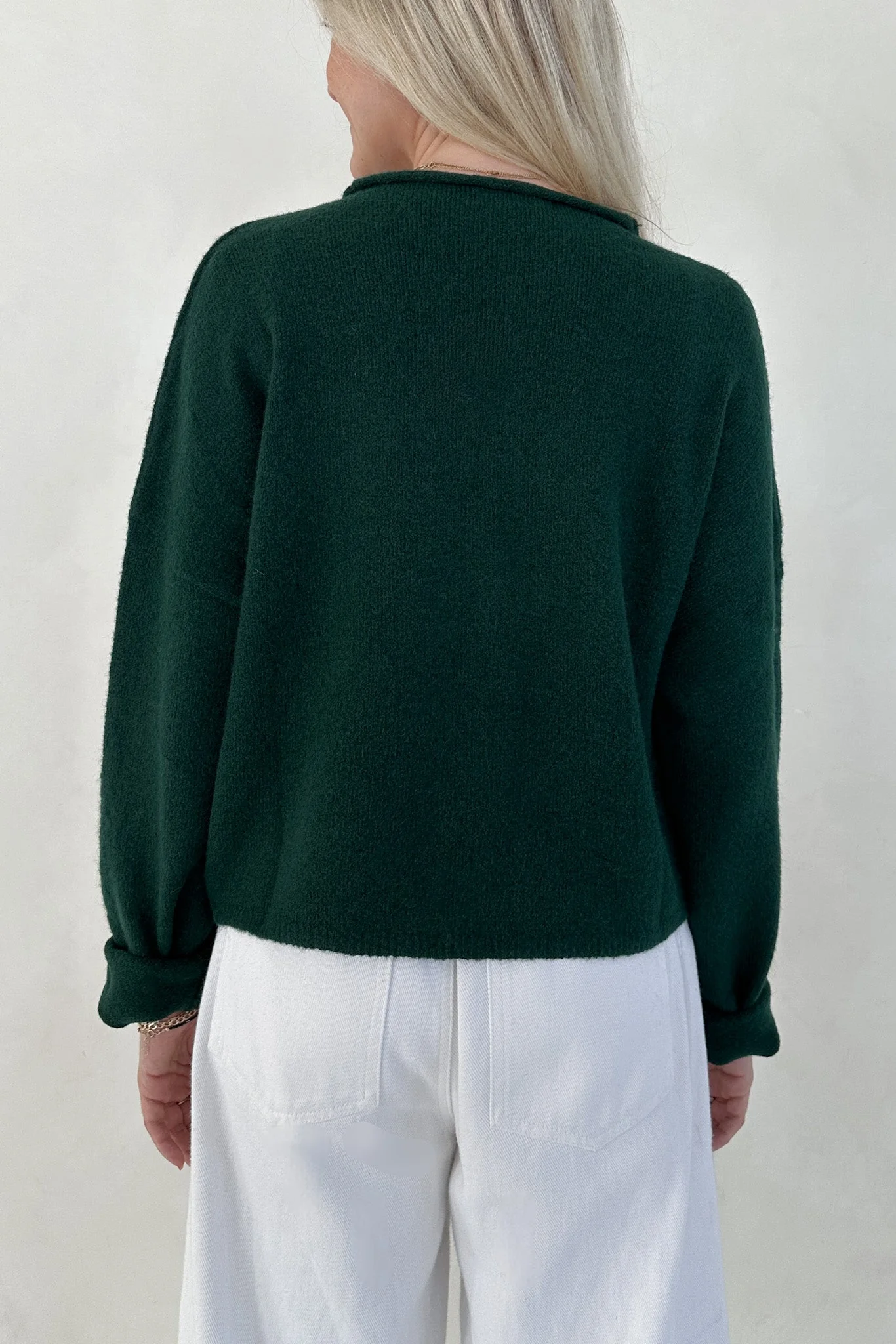 Haven Cardigan in Forest Green - Image 8