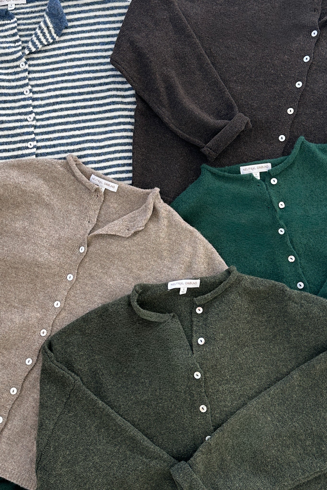 Haven Cardigan in Hunter Green - Image 5