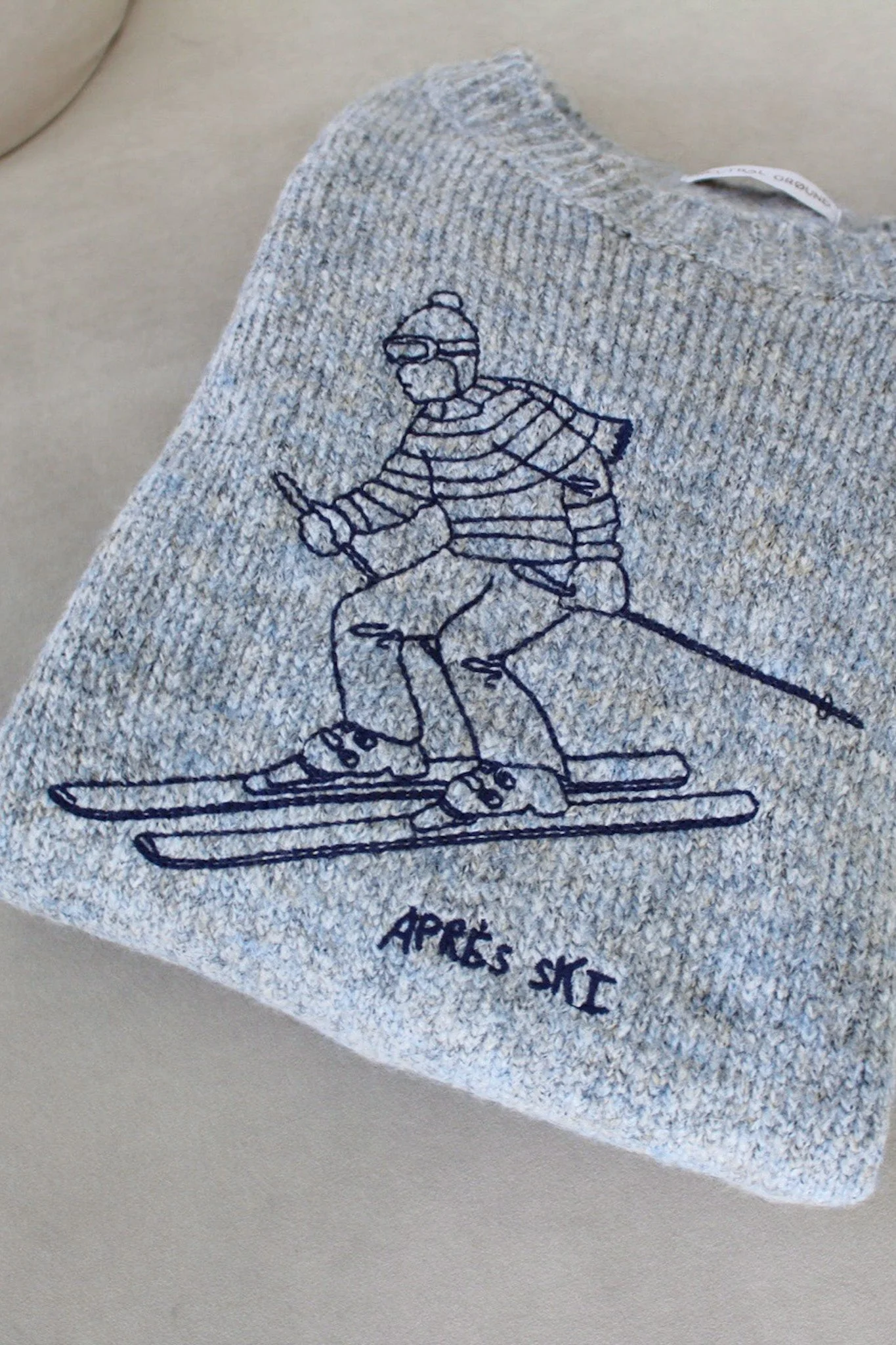 Hit the Slopes Embroidered Aprés Ski Knit Sweater - Image 3