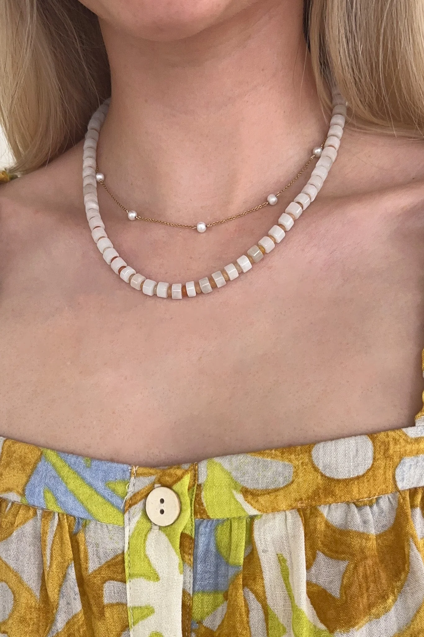 Ibiza Natural Stone Necklace - Image 4