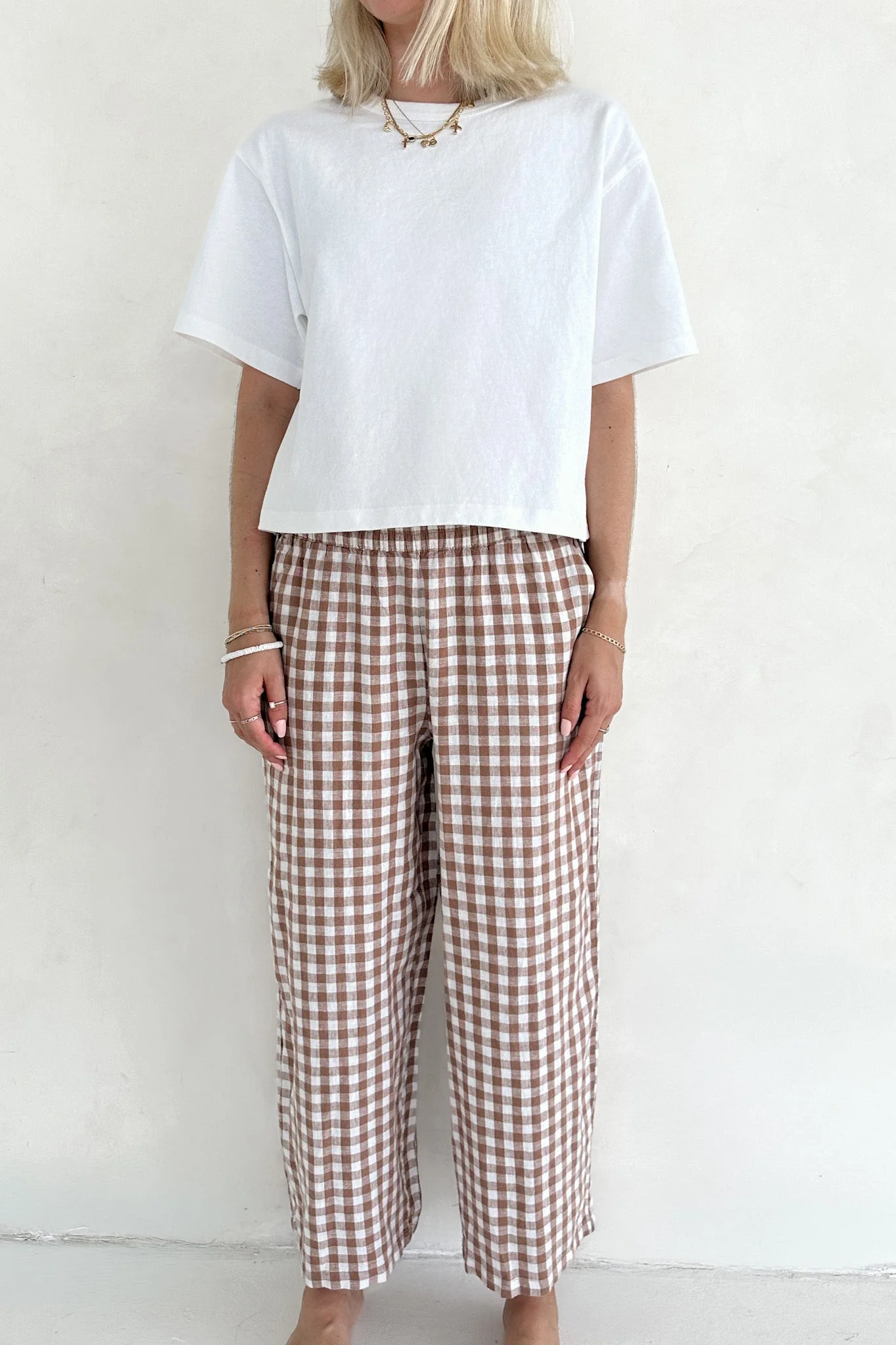 Isla Gingham Checkered Pant - Image 3