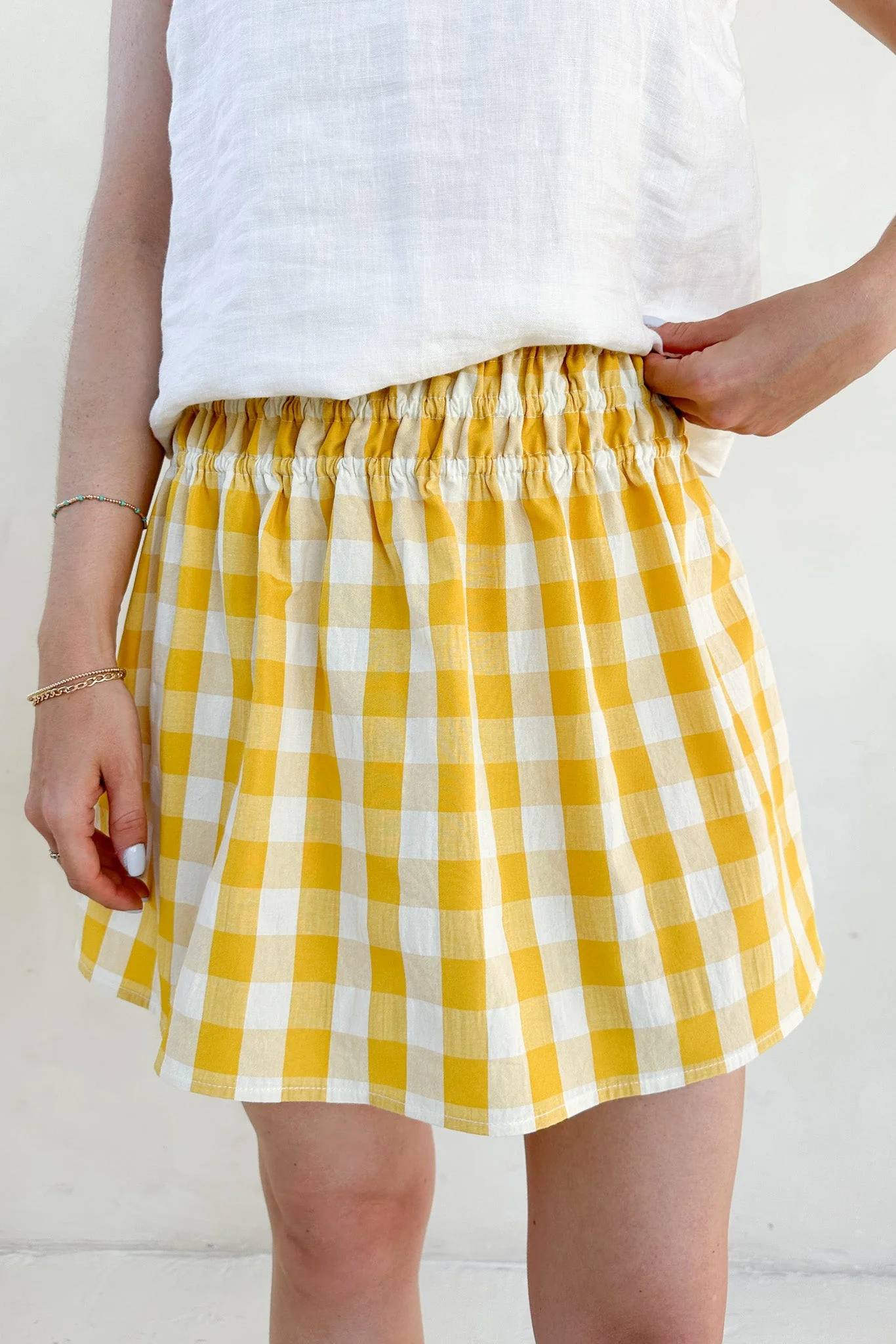 Kennedy Checkered Pattern Plaid Skirt - Image 5