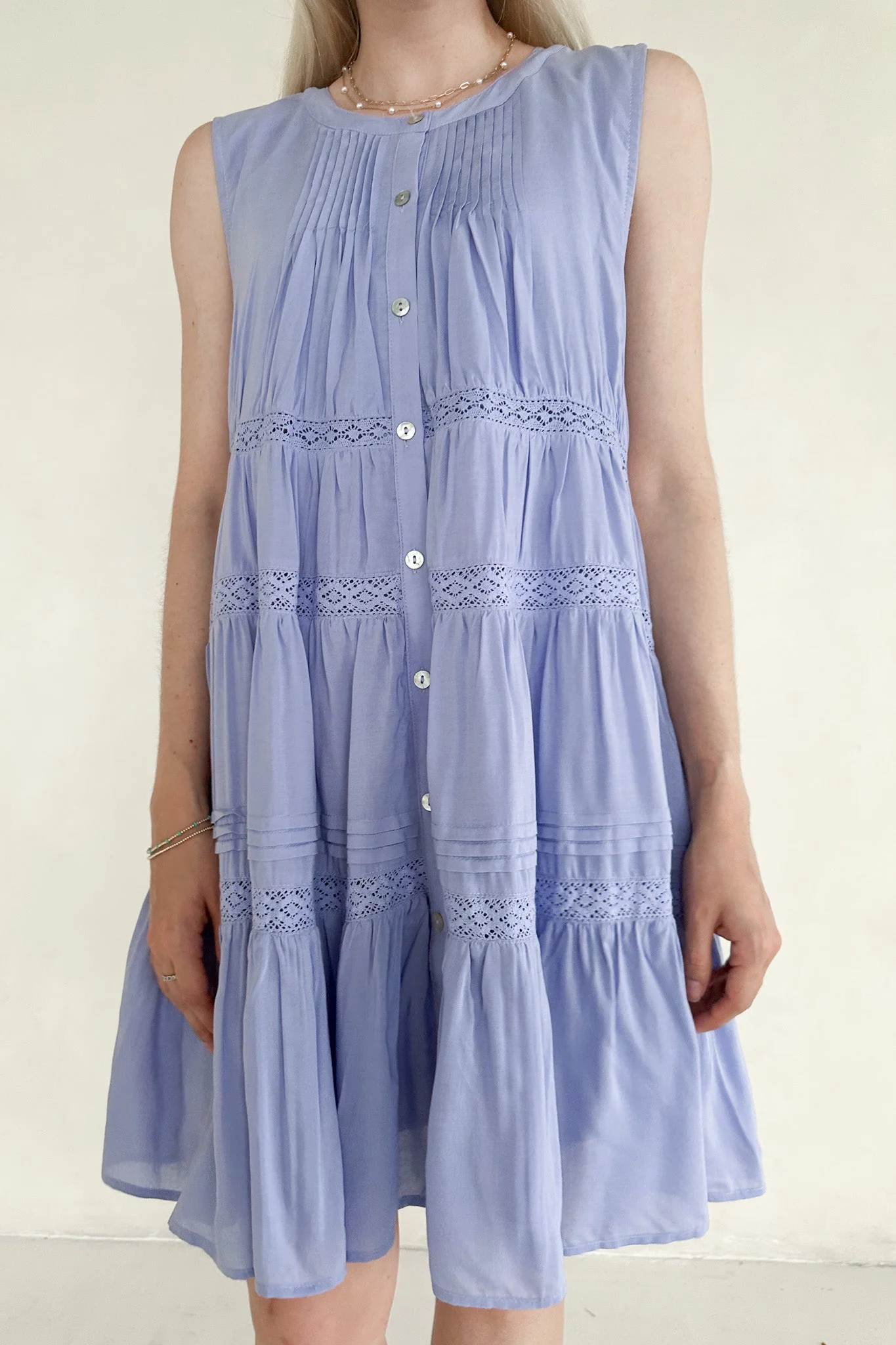 Lacey Flare Ruffle Mini Dress
