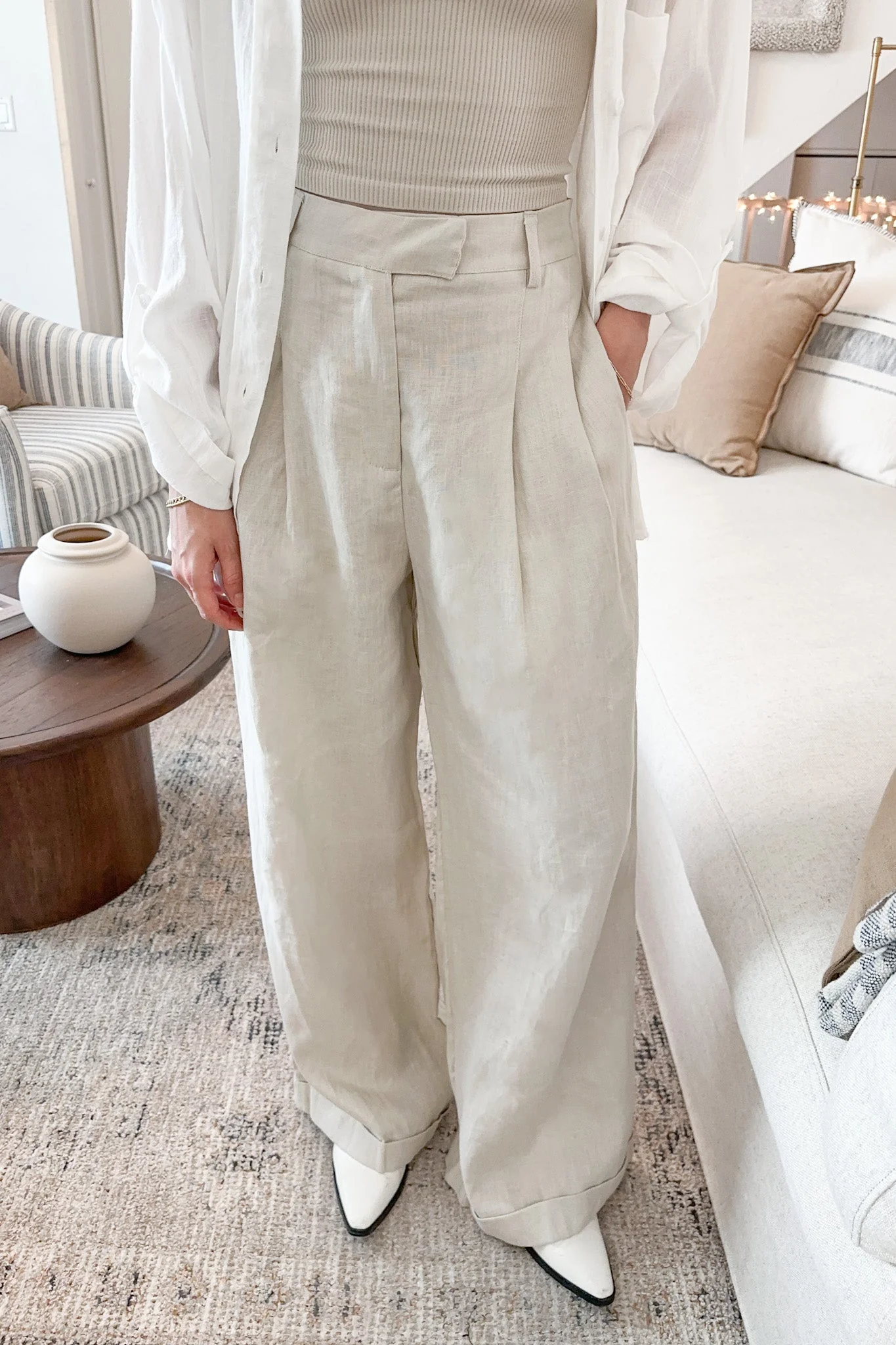 Lakeside 100% Linen Pants
