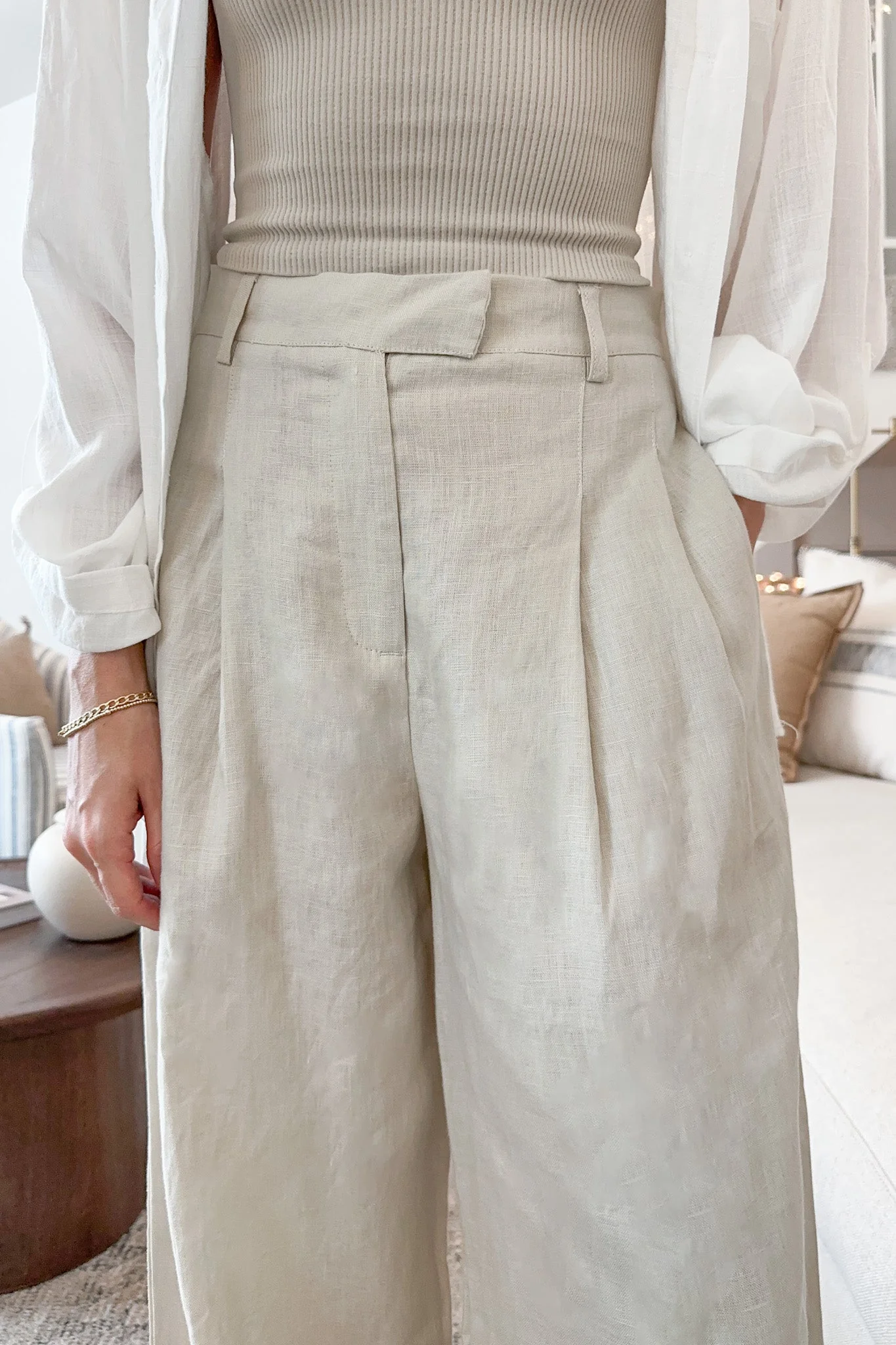 Lakeside 100% Linen Pants - Image 4