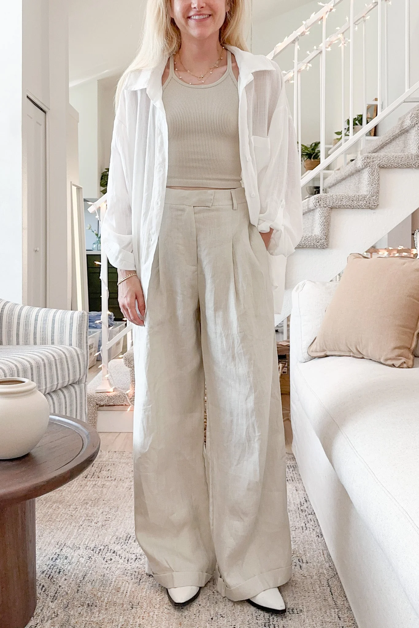 Lakeside 100% Linen Pants - Image 5