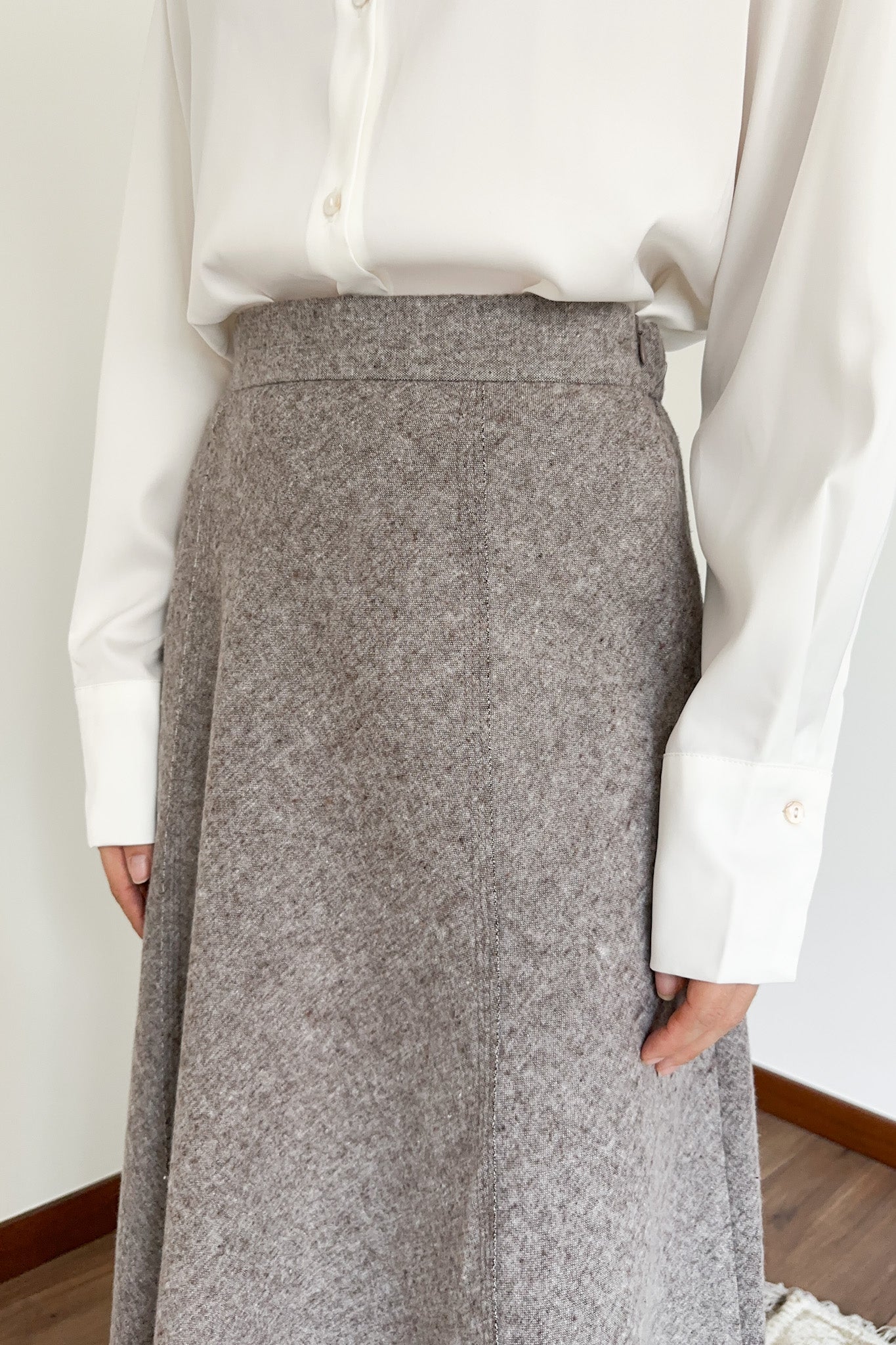 Lauren A Line Flared Skirt - Image 2