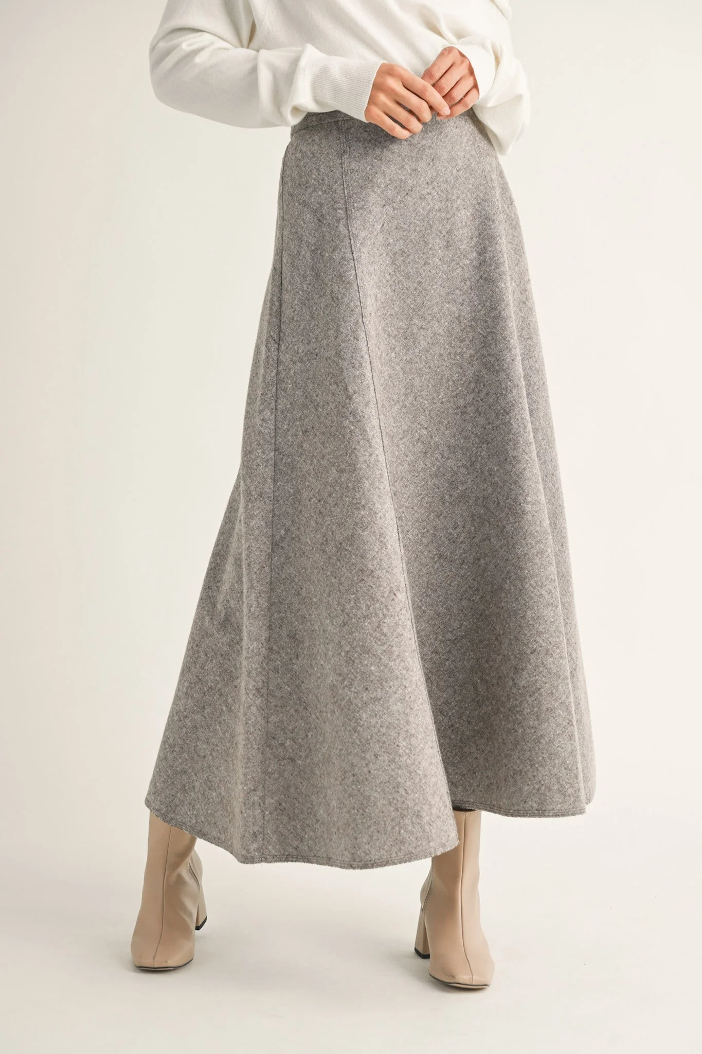 Lauren A Line Flared Skirt - Image 3