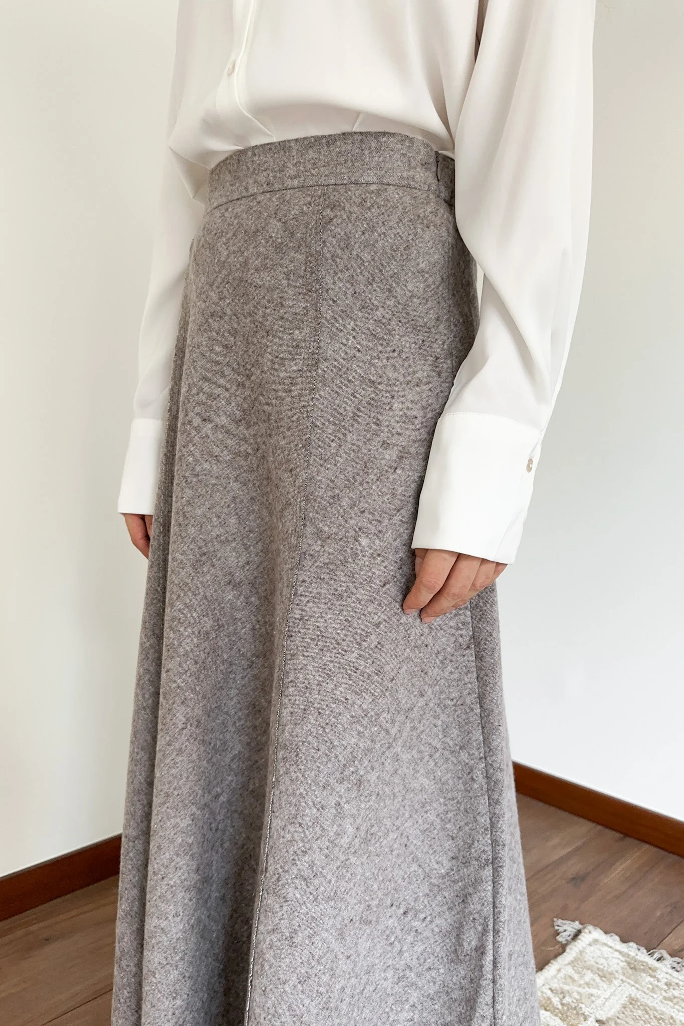 Lauren A Line Flared Skirt - Image 7