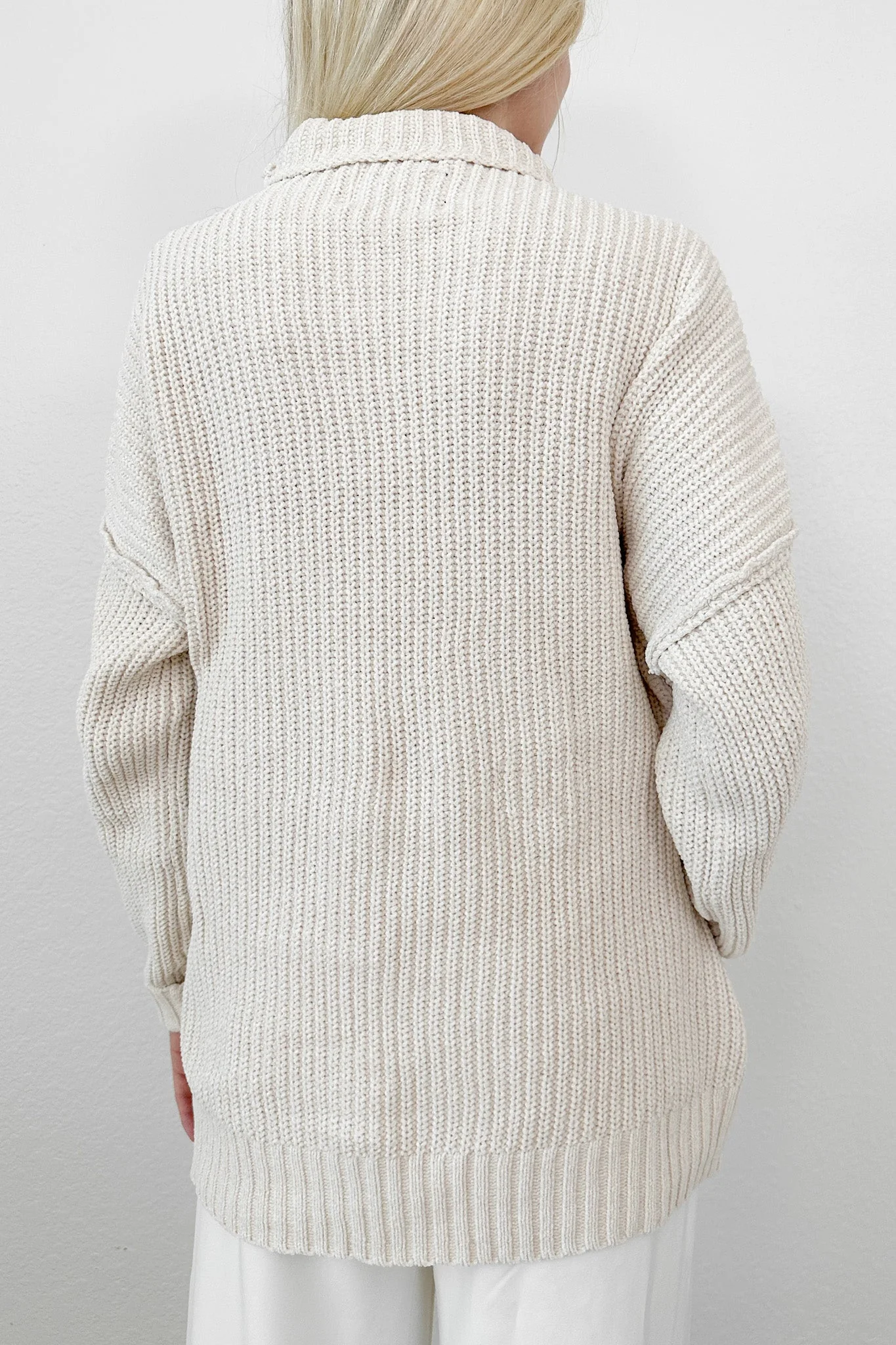 Leighton Chenille High Neck Sweater Top - Image 4