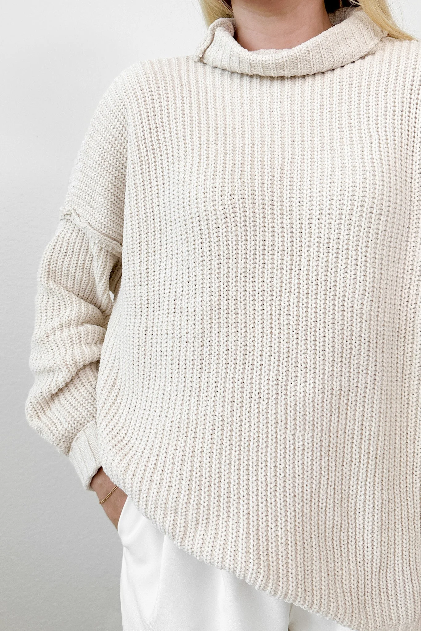 Leighton Chenille High Neck Sweater Top - Image 5