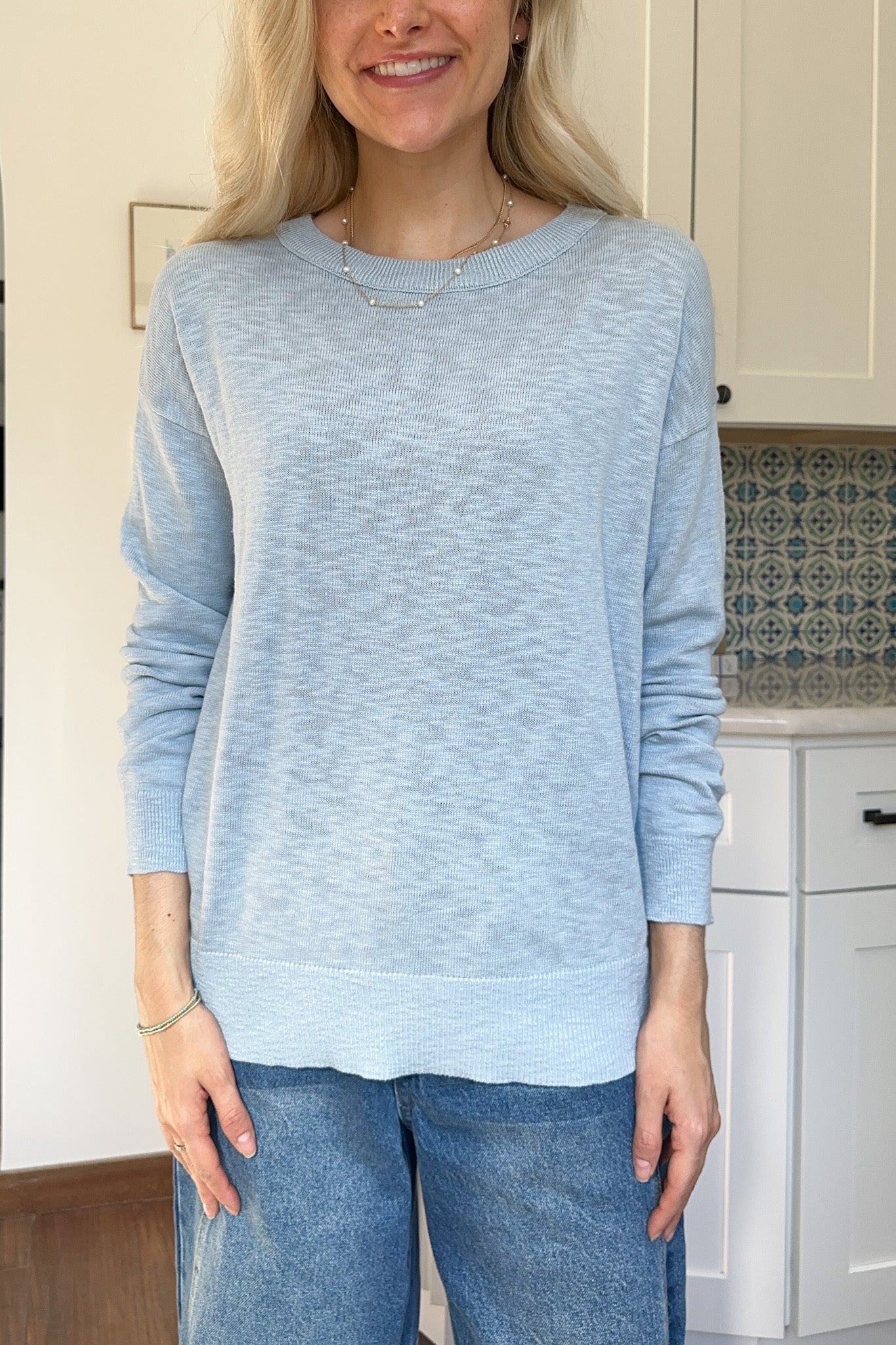 Leighton Crew Neck Sweater Top - Image 3