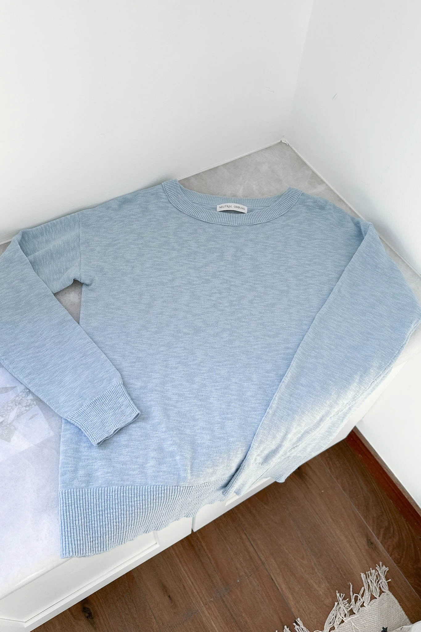 Leighton Crew Neck Sweater Top - Image 4