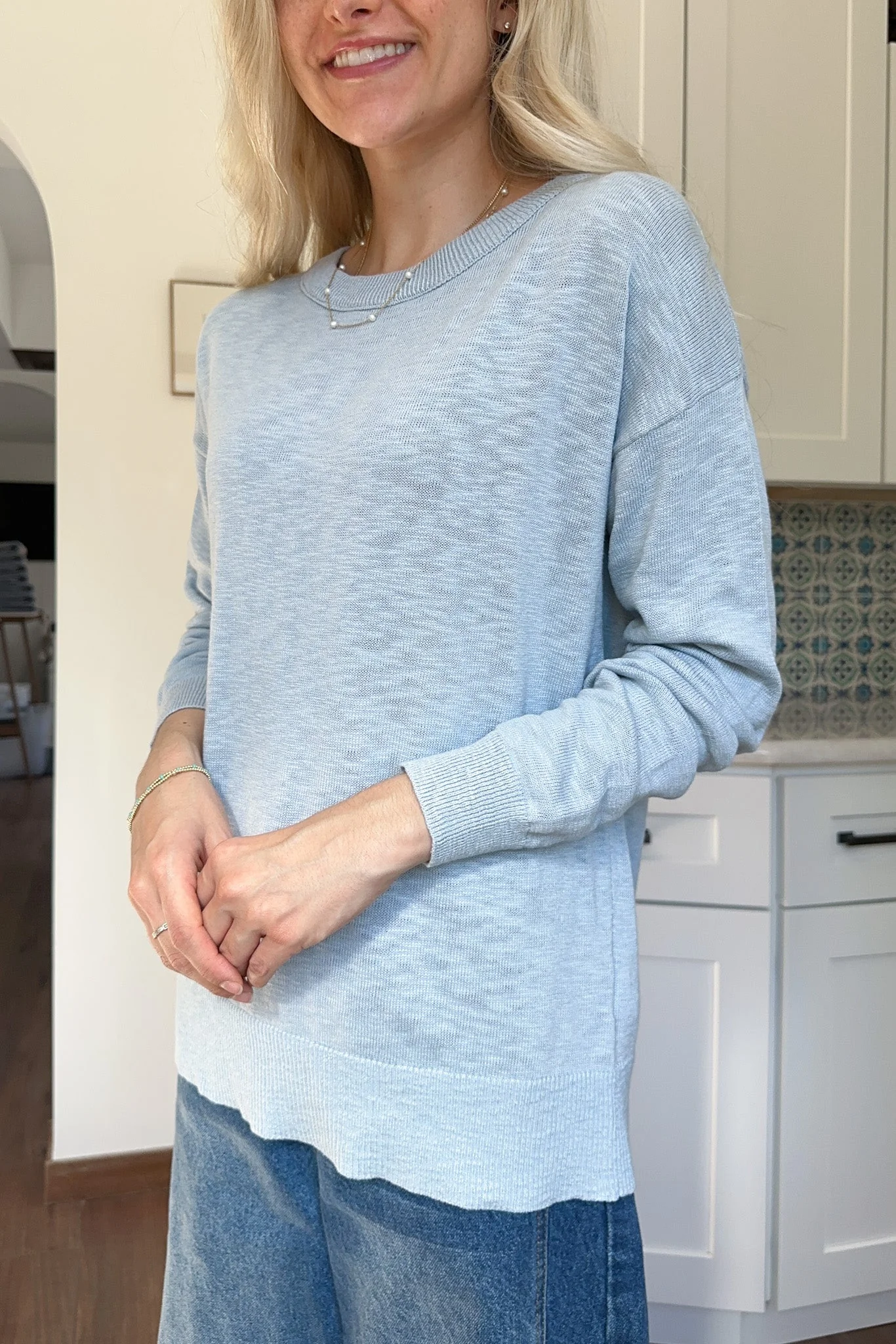 Leighton Crew Neck Sweater Top - Image 5