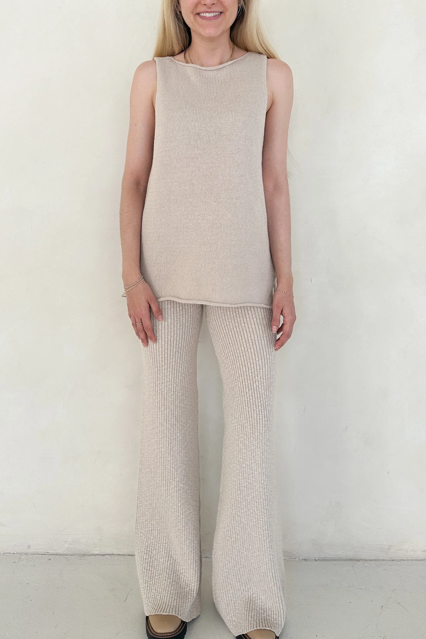 Lenny Flare Knit Sweater Pants - Image 7