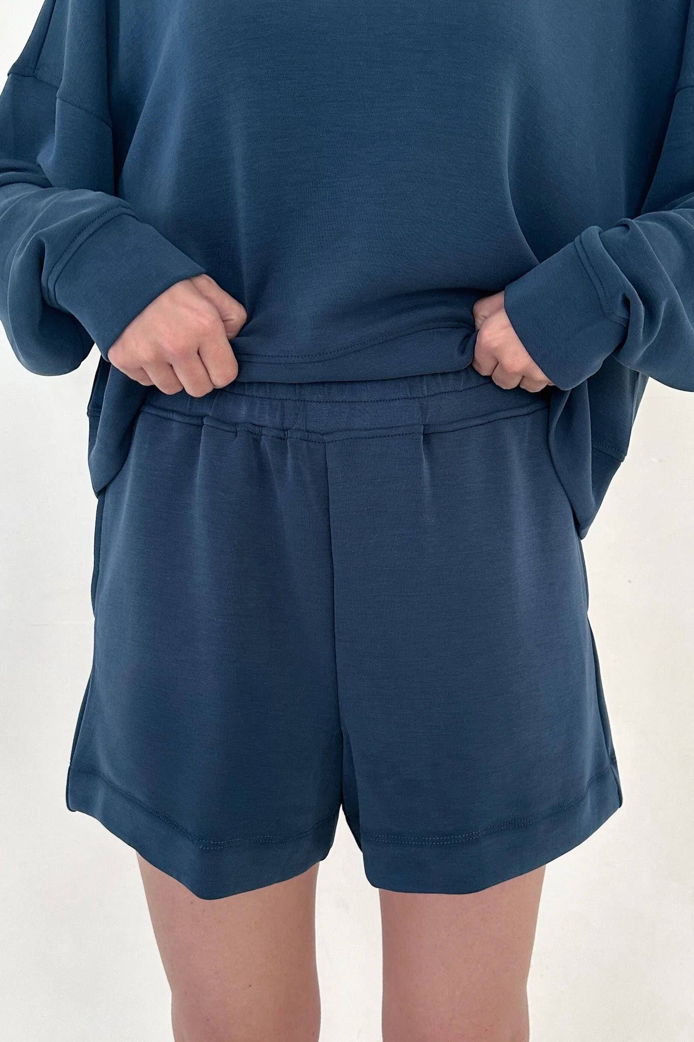 Like Butter Shorts in Midnight Blue - Image 2