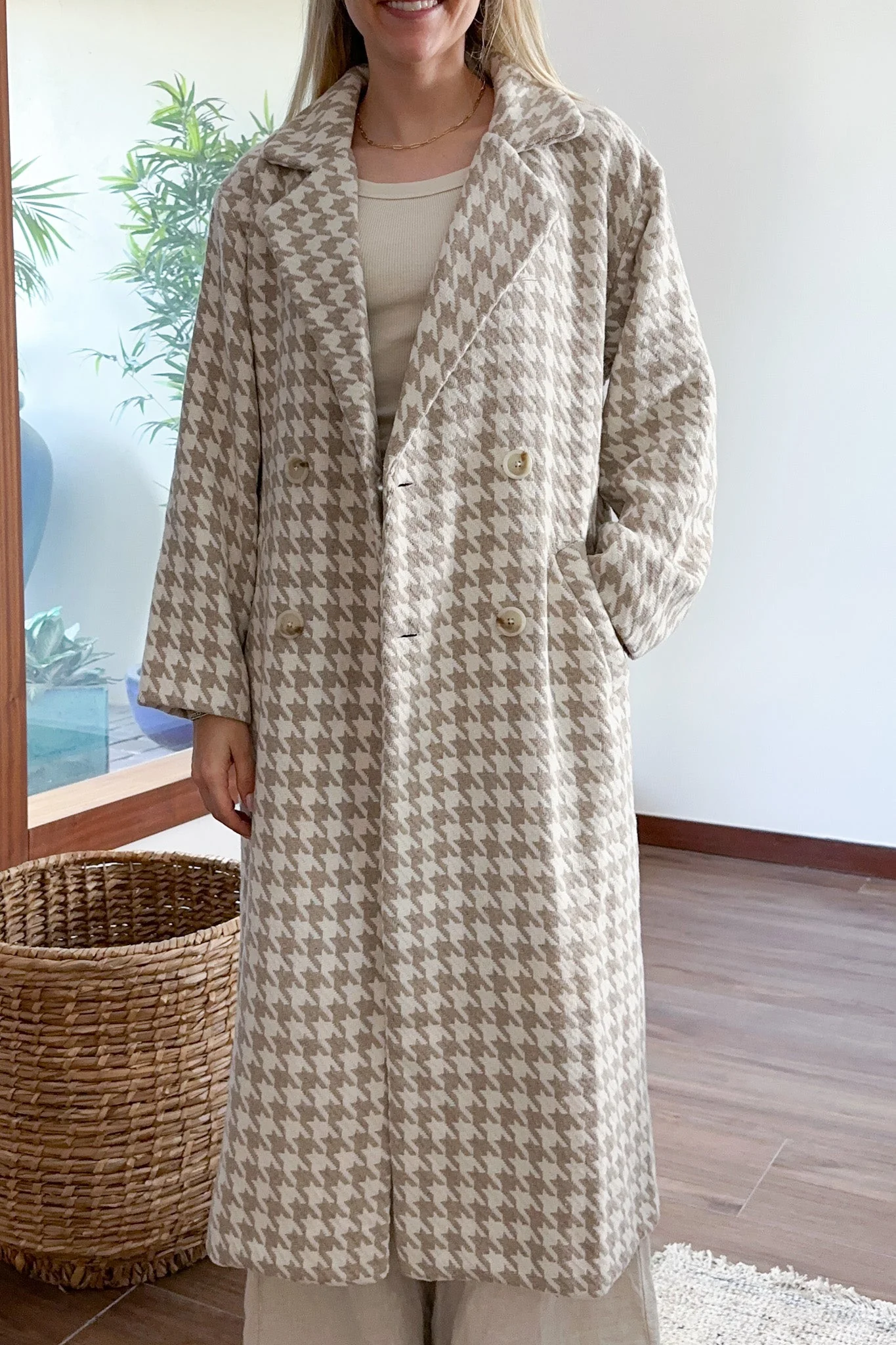 Lilibet Houndstooth Coat - Image 4