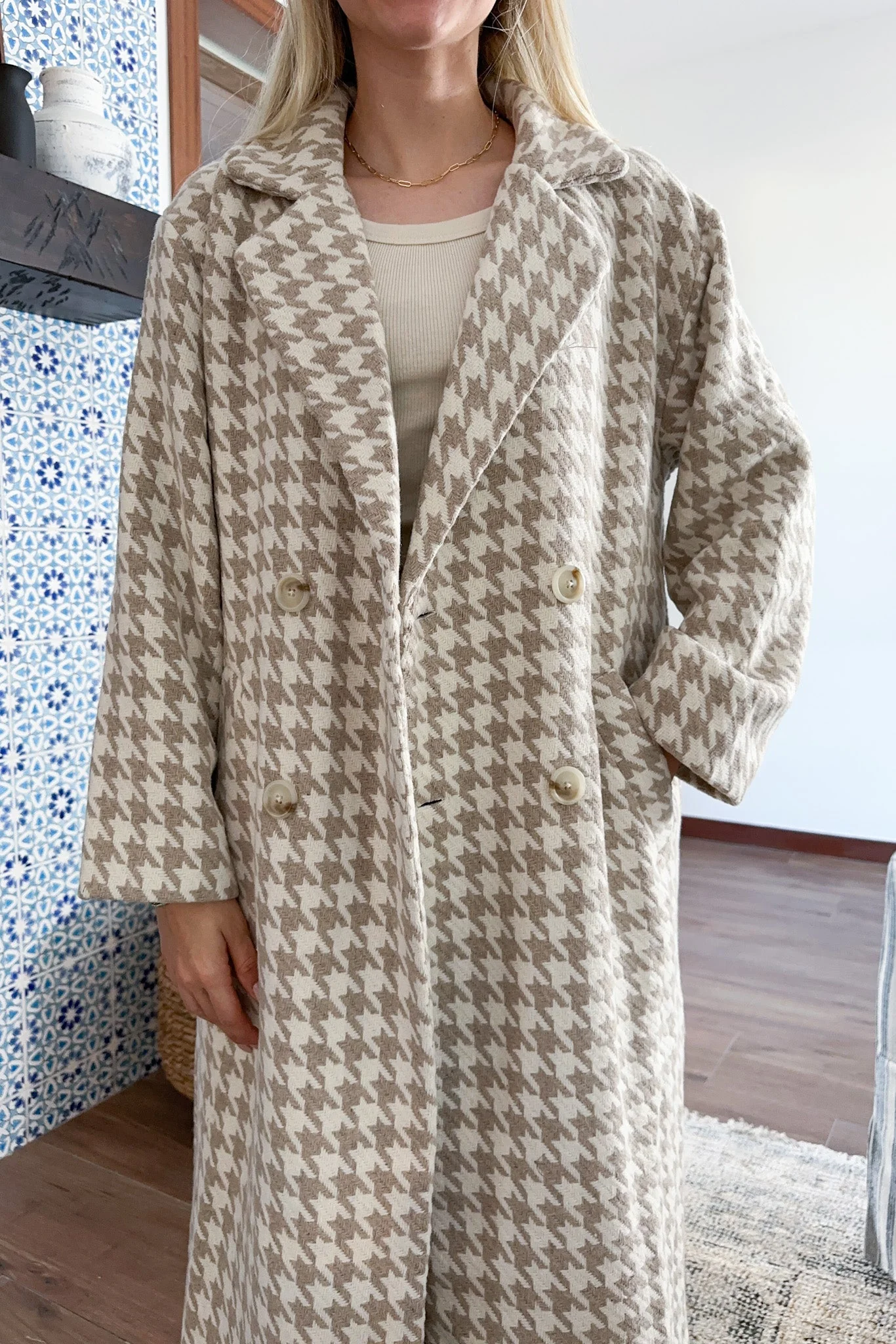 Lilibet Houndstooth Coat - Image 5