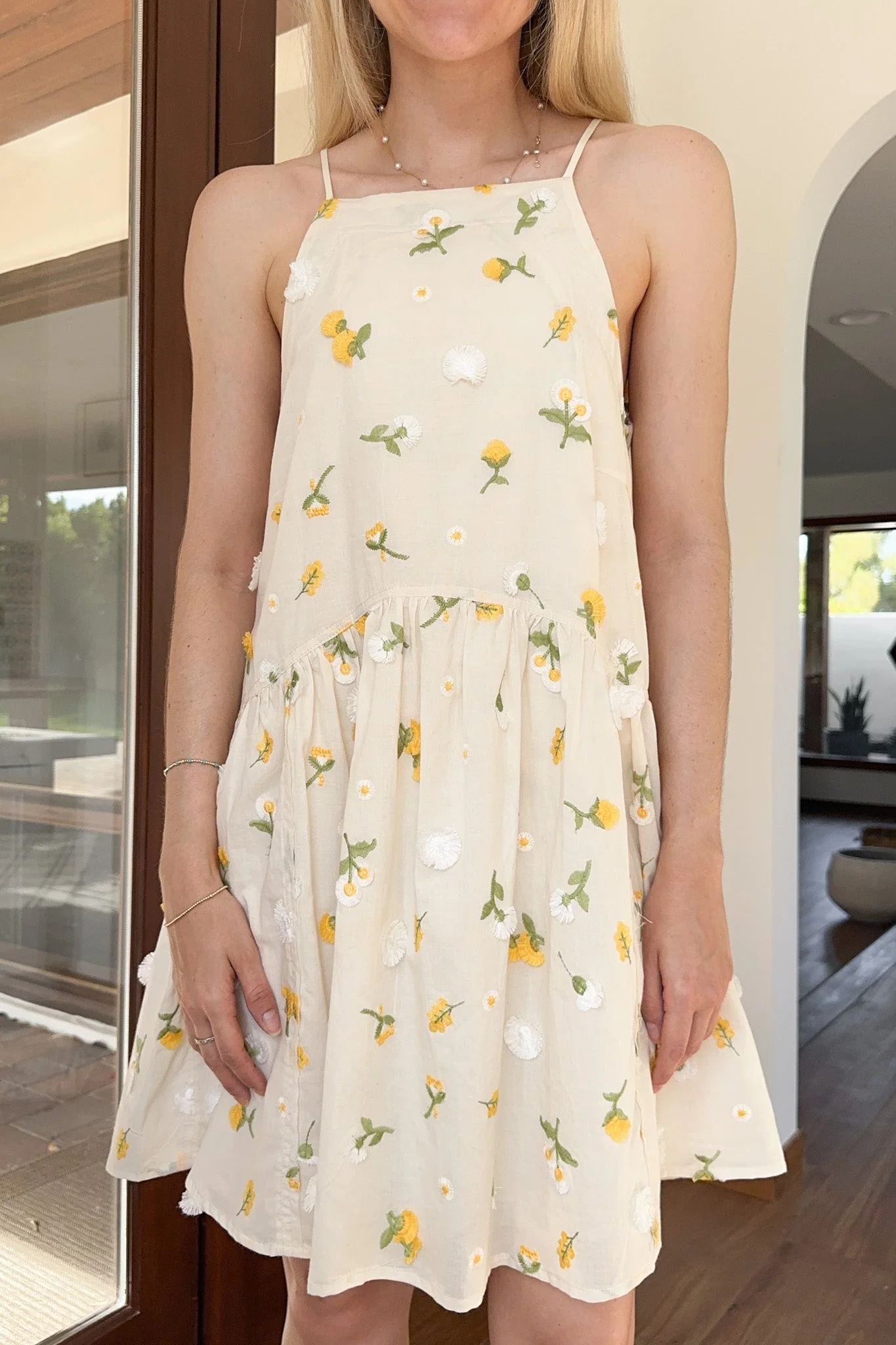 Lilly Floral Embroidered Dress