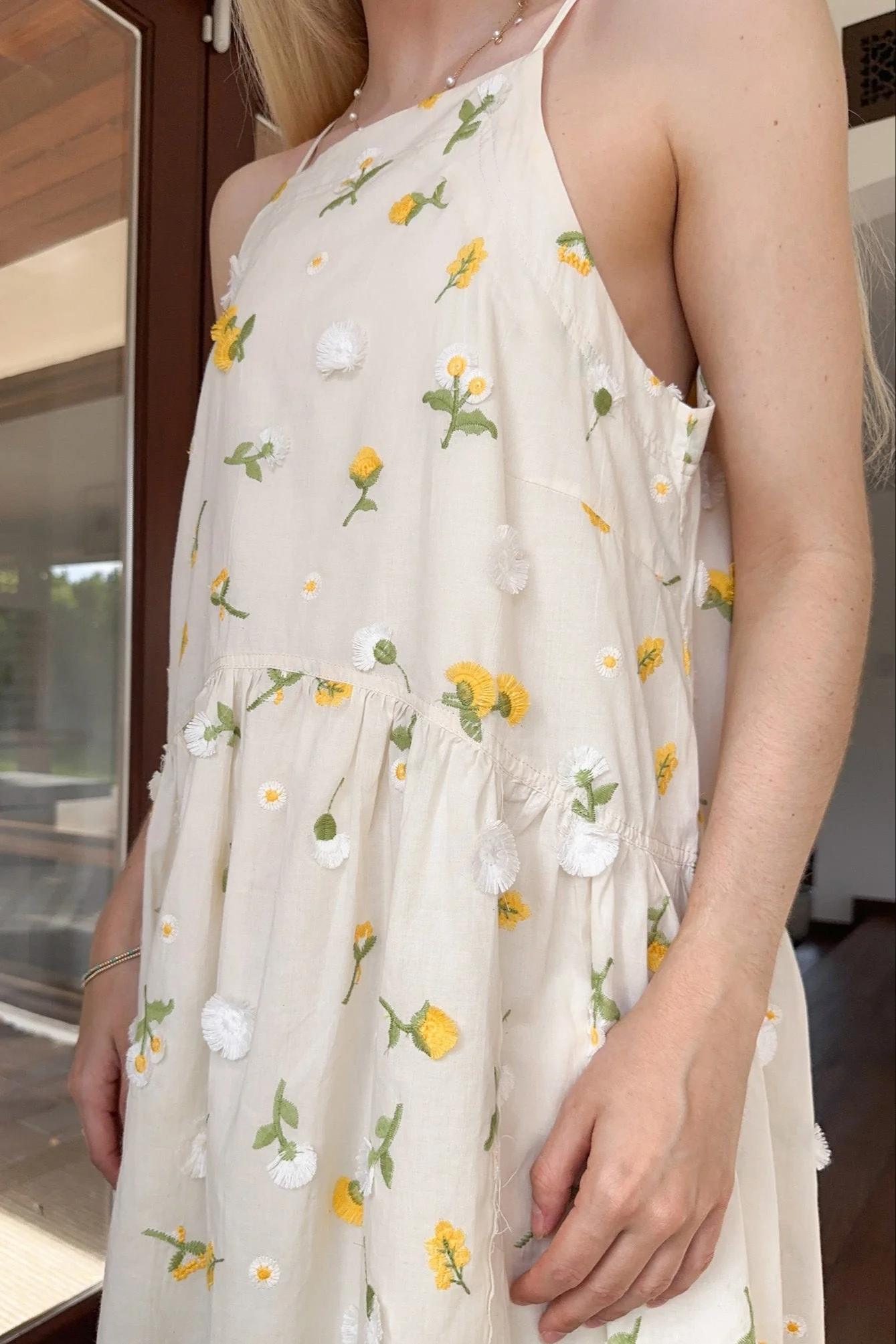 Lilly Floral Embroidered Dress - Image 2