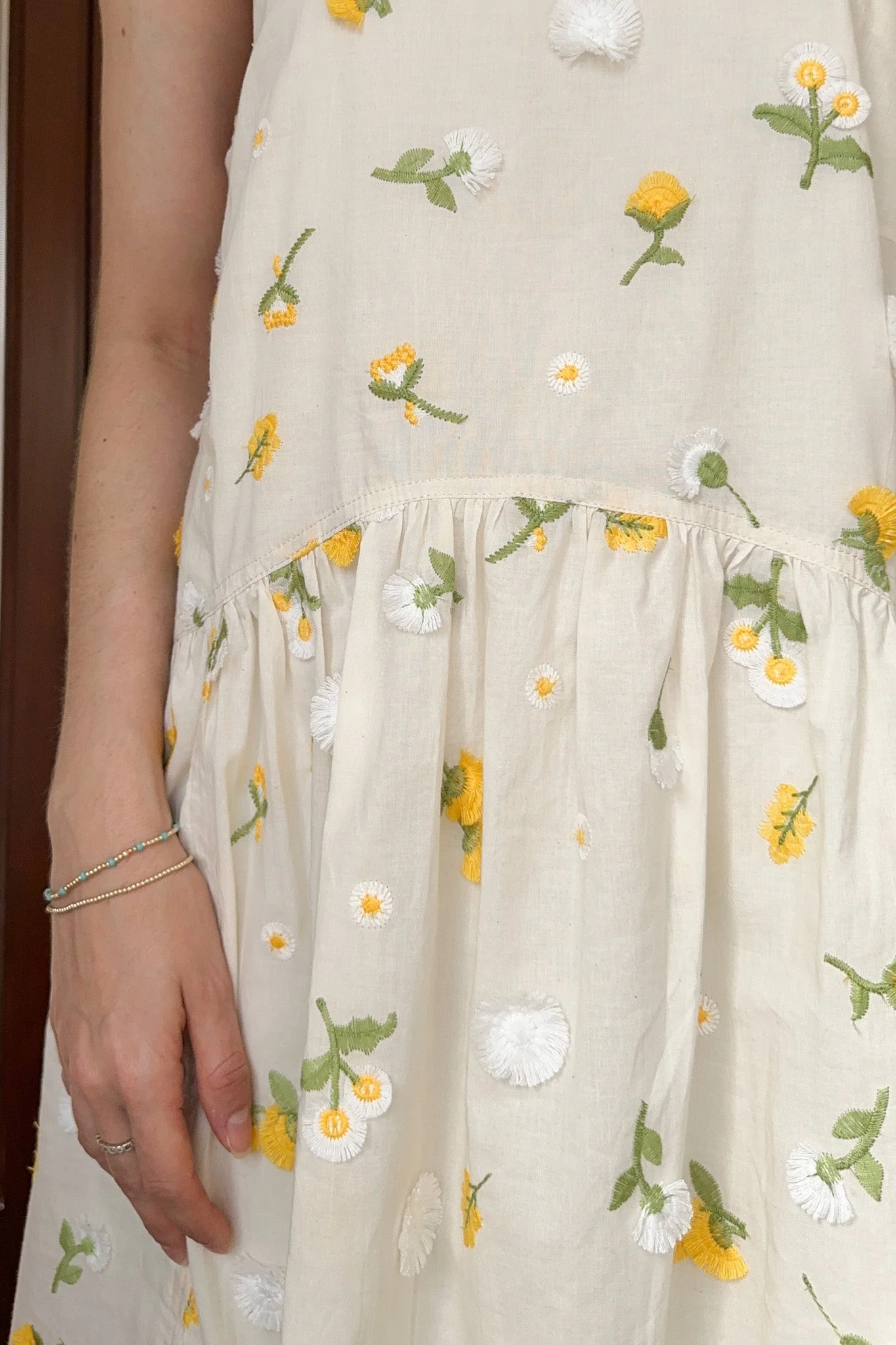 Lilly Floral Embroidered Dress - Image 4