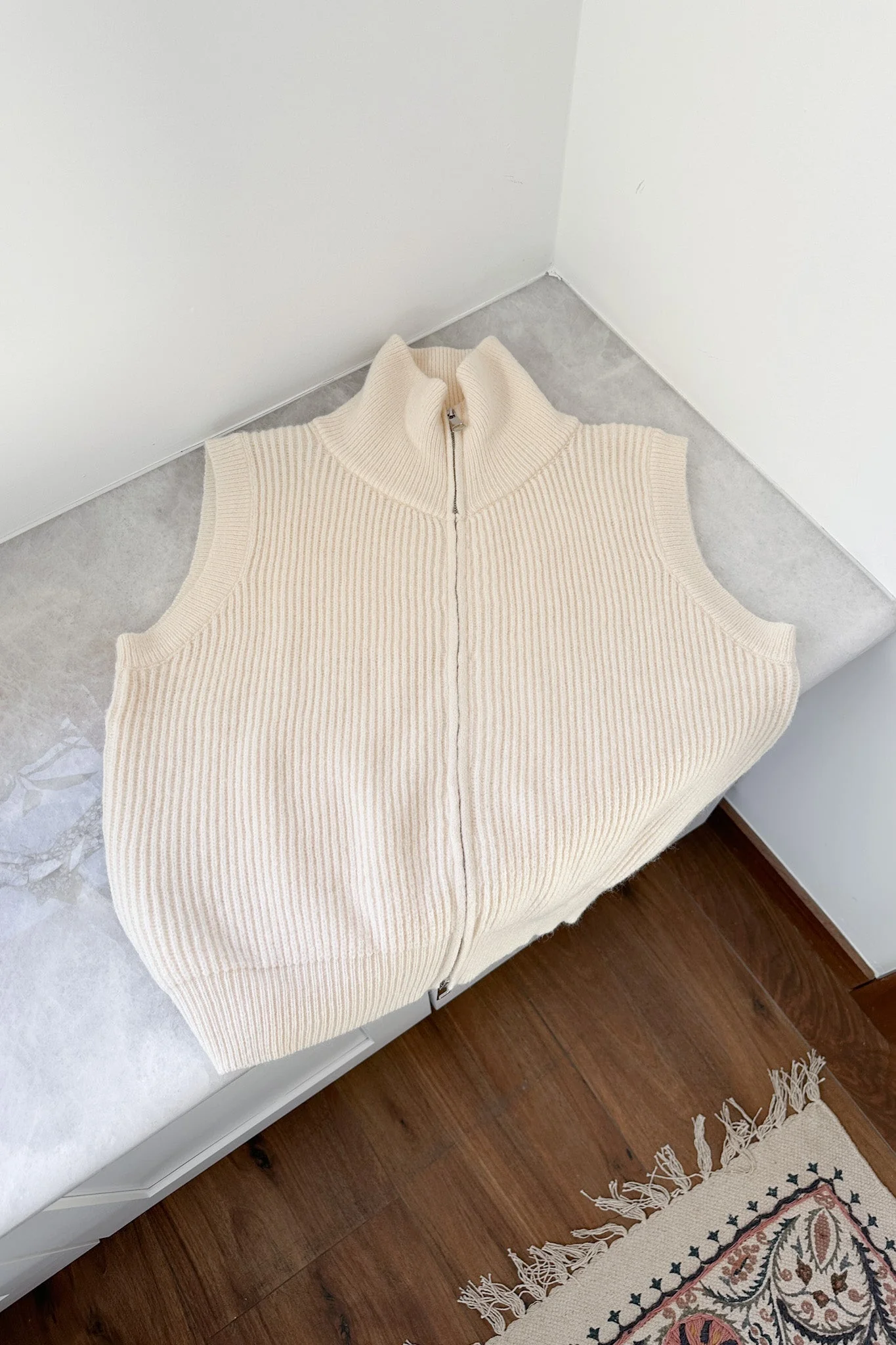 Lincoln Park Zip Up Sweater Vest - Image 2