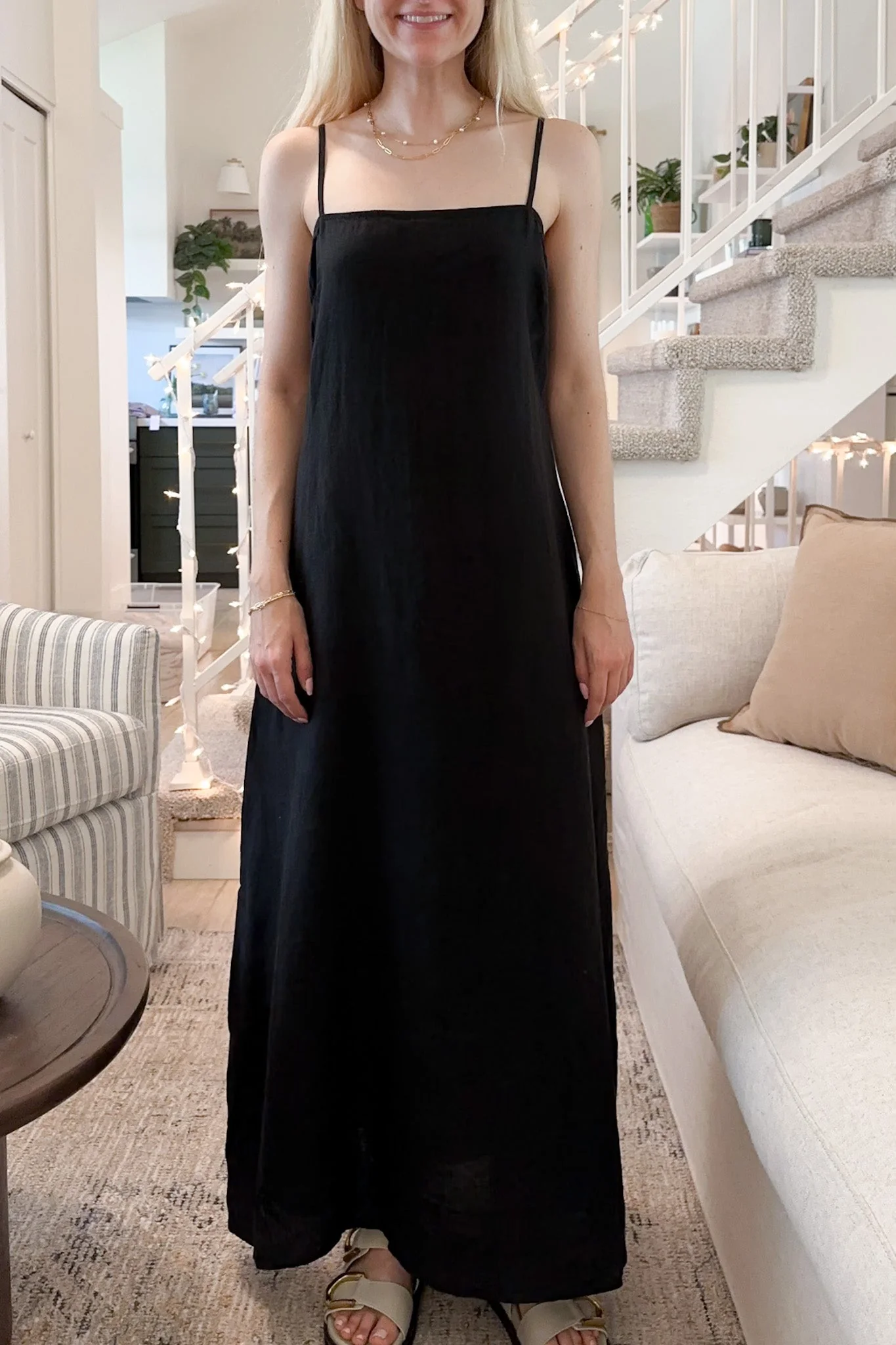 May Linen Maxi Dress