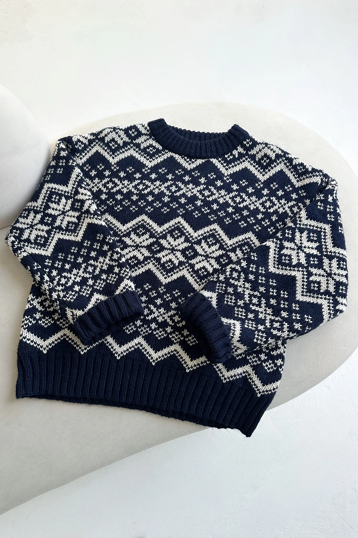 McCallister Faire Isle Snowflake Knit Sweater - Image 5